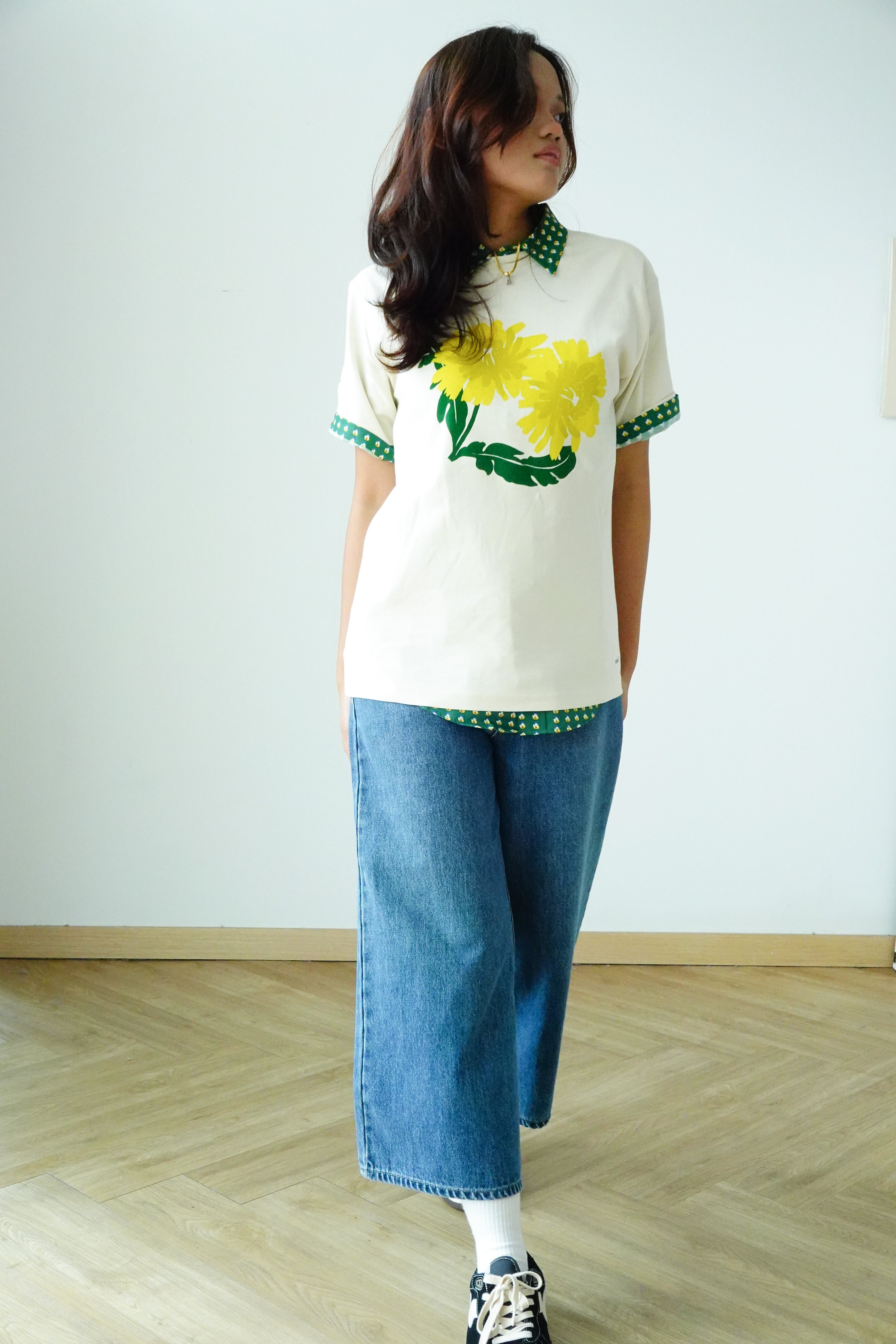 T-Shirt Yellow Dandelion - Beige