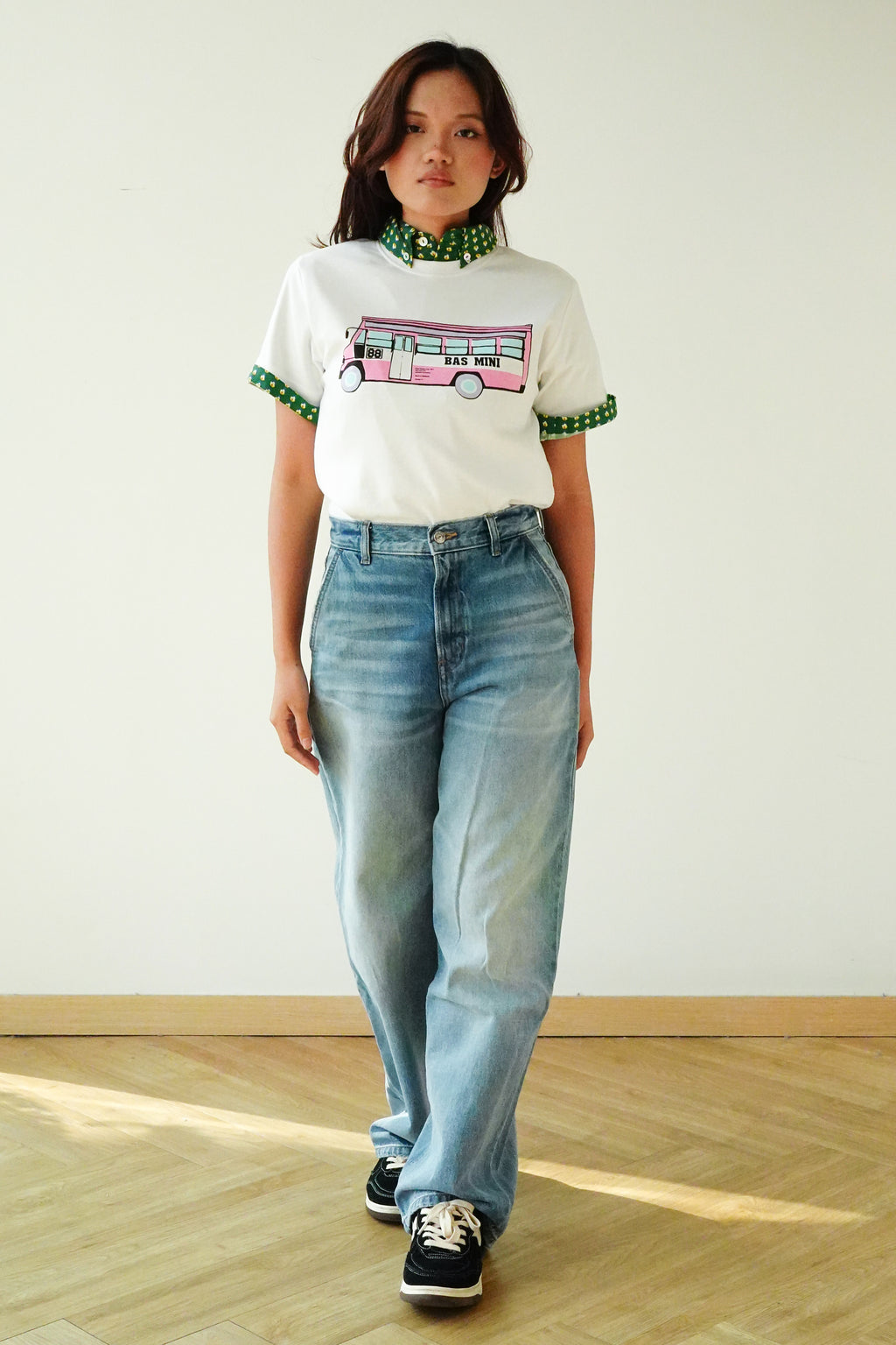 T-shirt Mini Bas - White