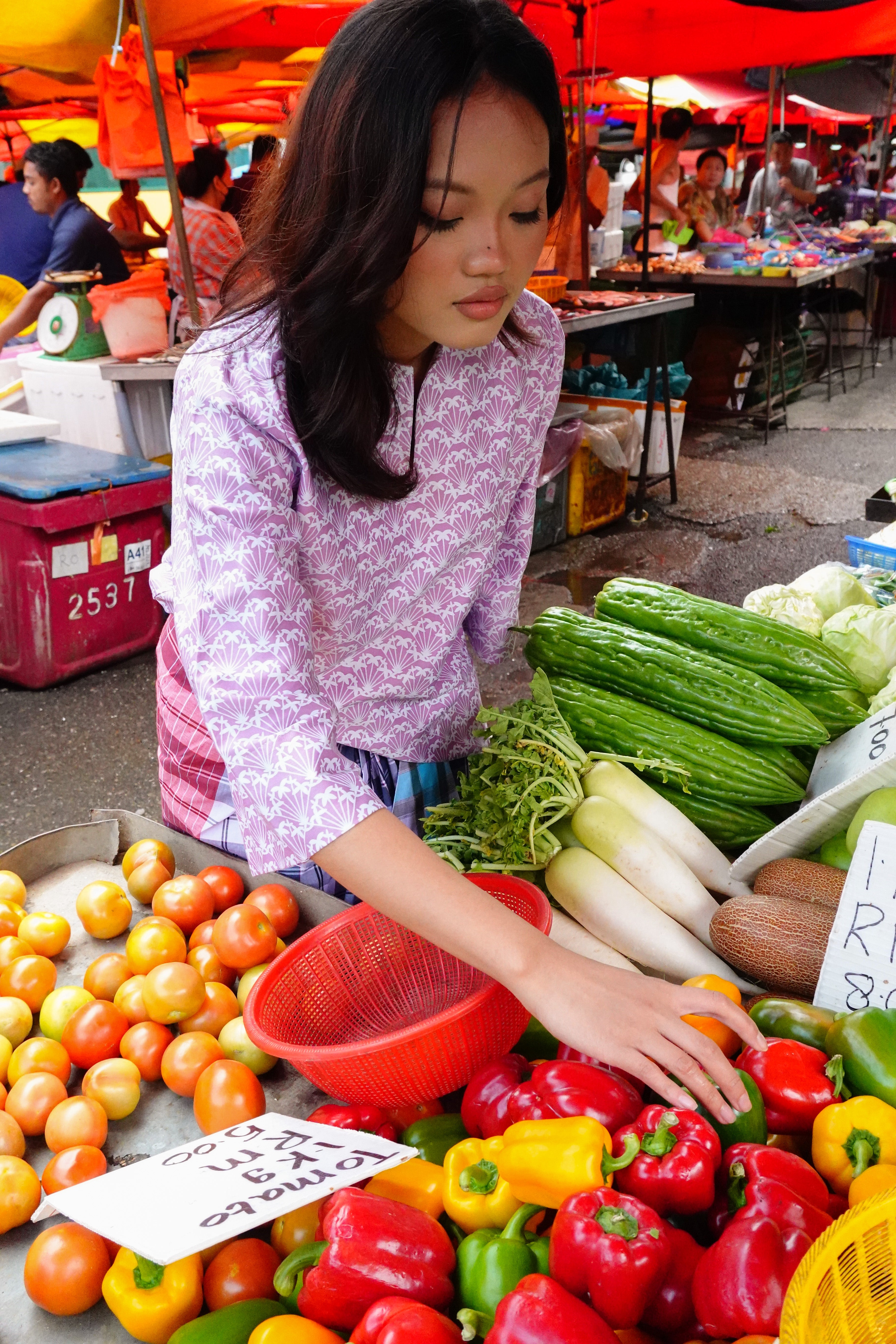 Baju Kedah Ixora Lilac