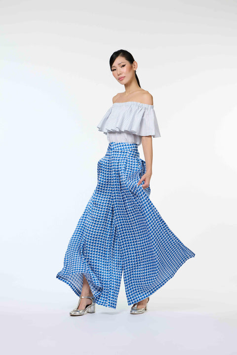 Flair Pants - Mandi Blue