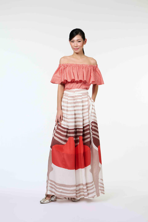 Flair Pants - Soya Red