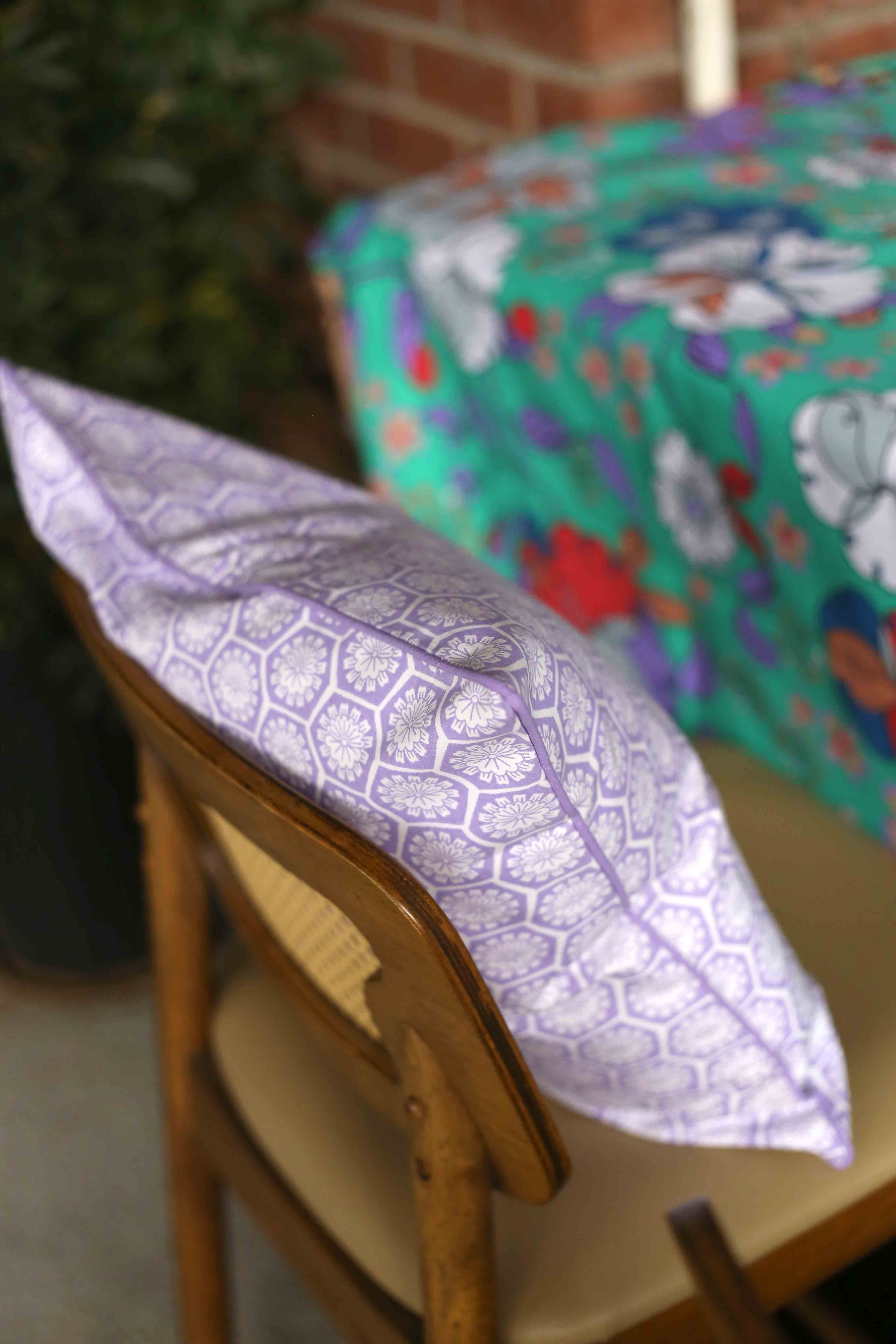 Square Cushion - Willow Wishes Lilac