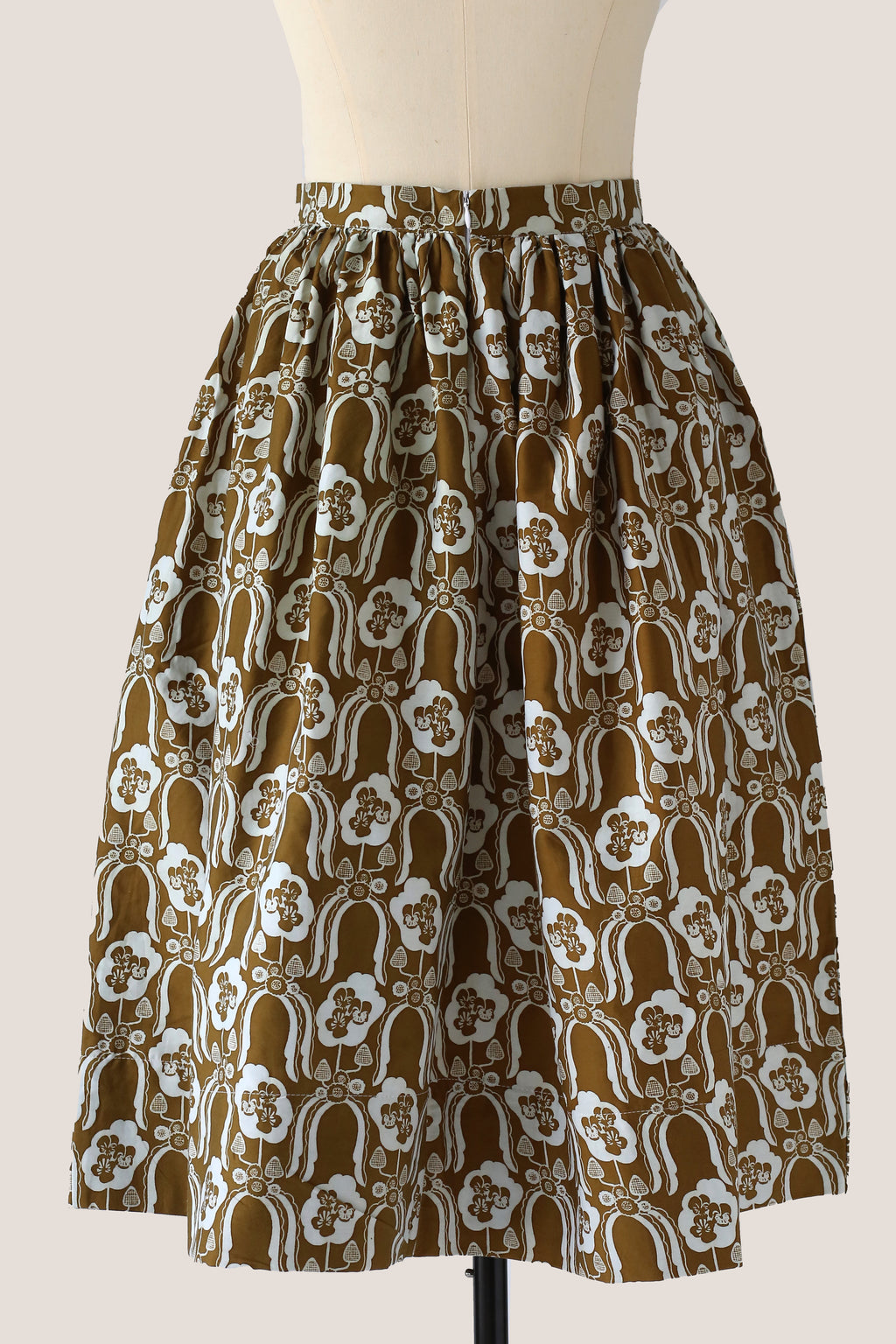 Jalan Jalan Skirt - Violets & Radiccio Olive