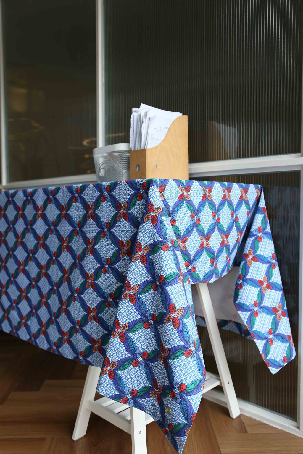 Large Table Cloth- Seal The Deal Blue