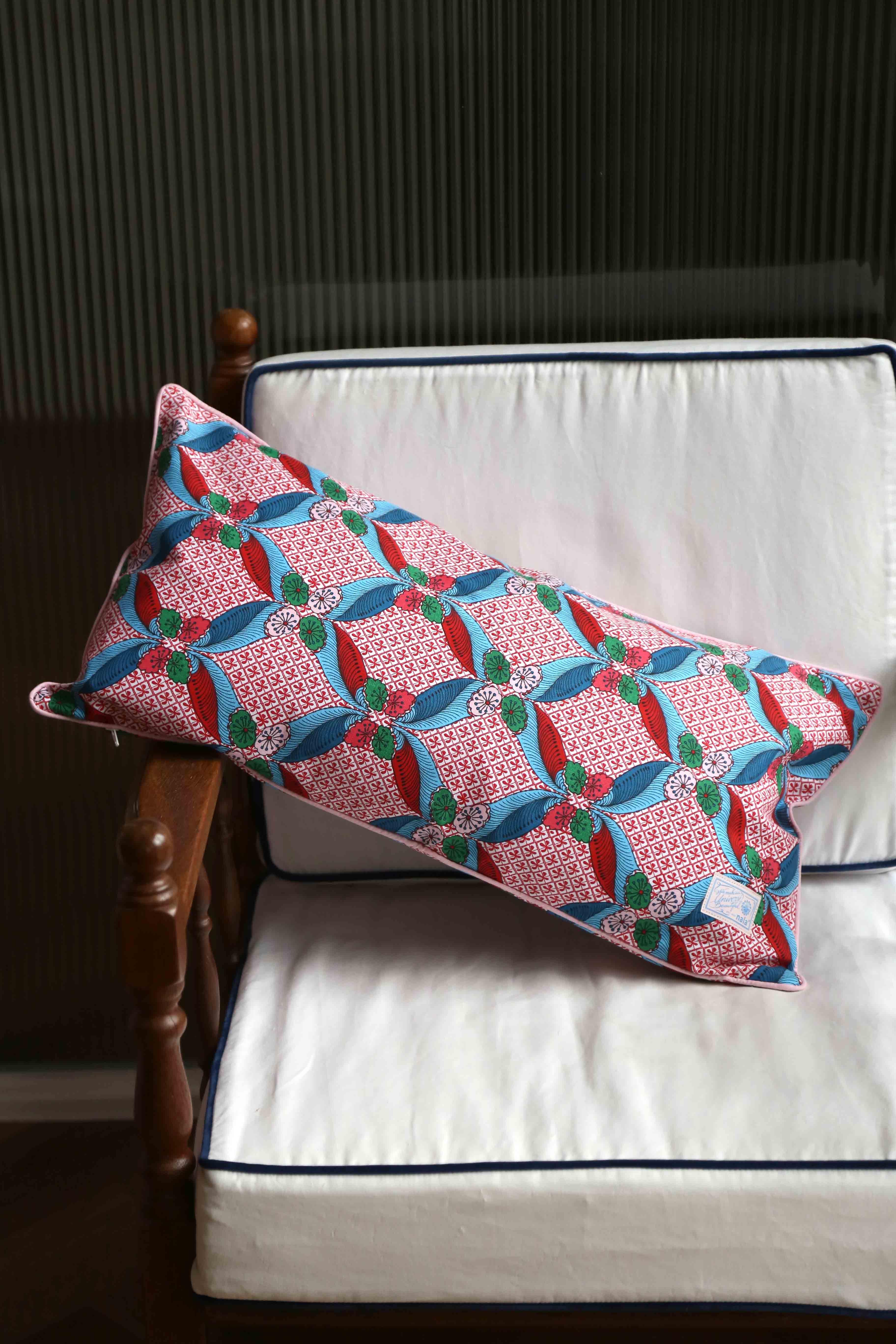 Rectangular Cushion - Seal The Deal Red