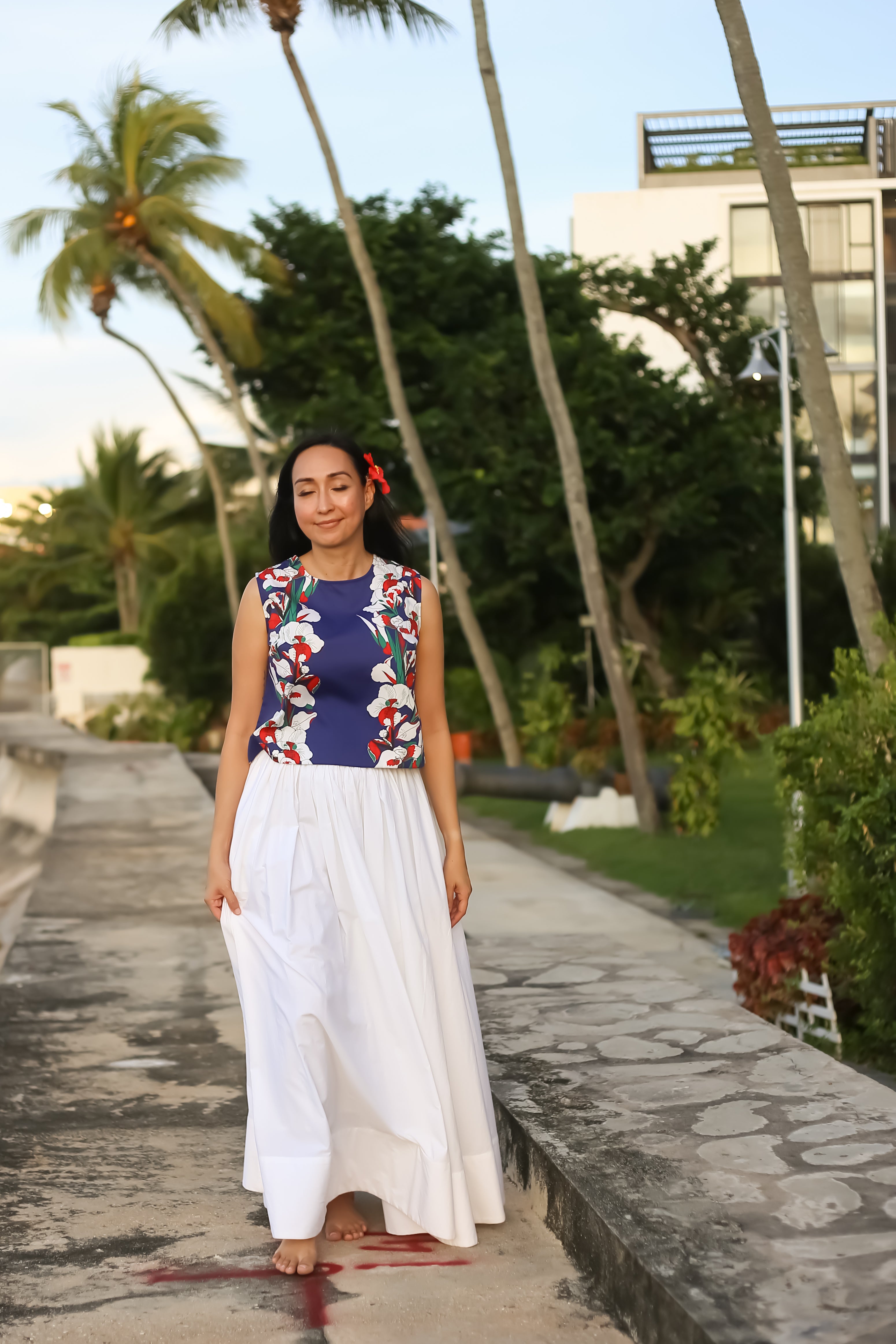 Maxi Skirt - White