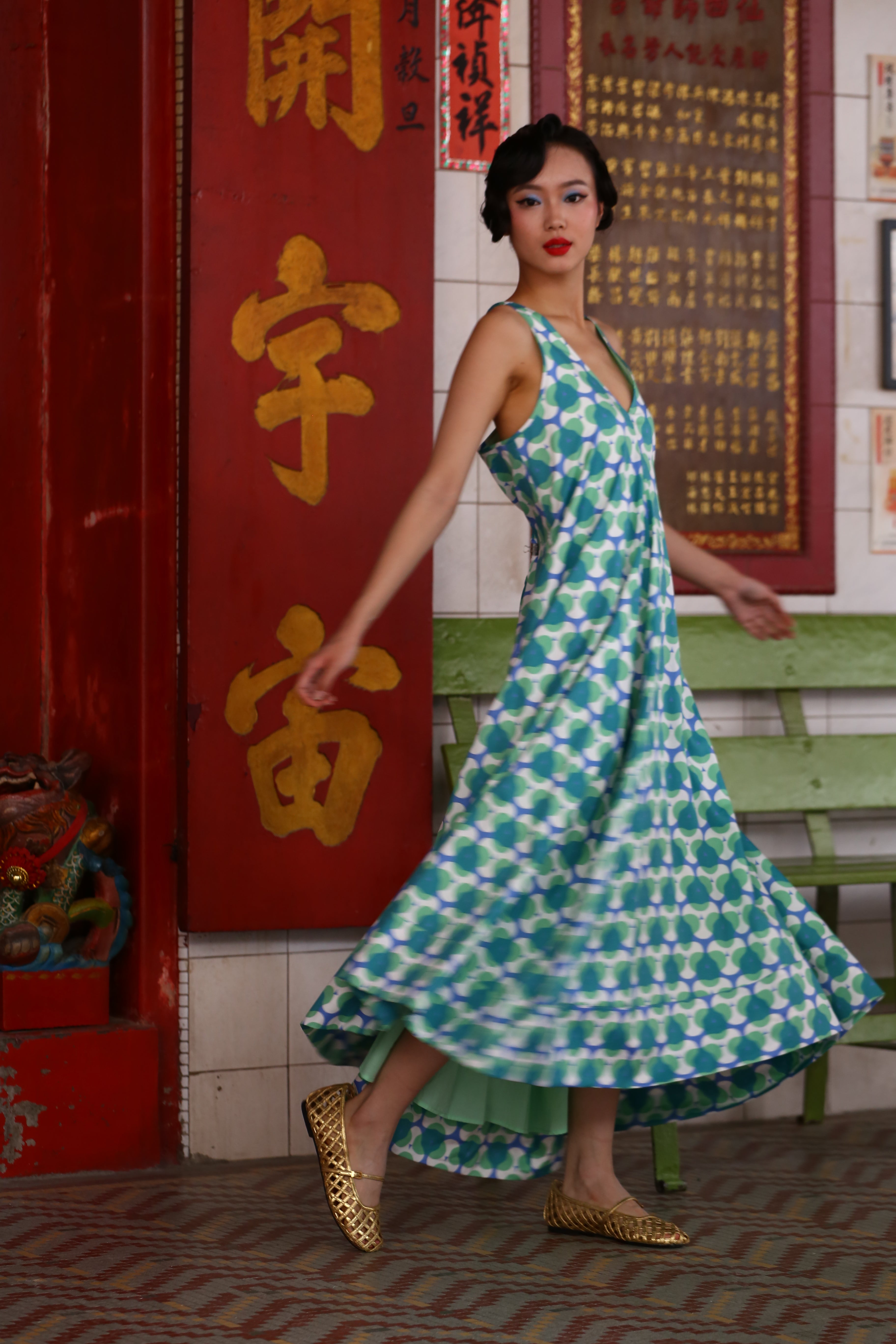 Happy Day Dress - Love On Top Green