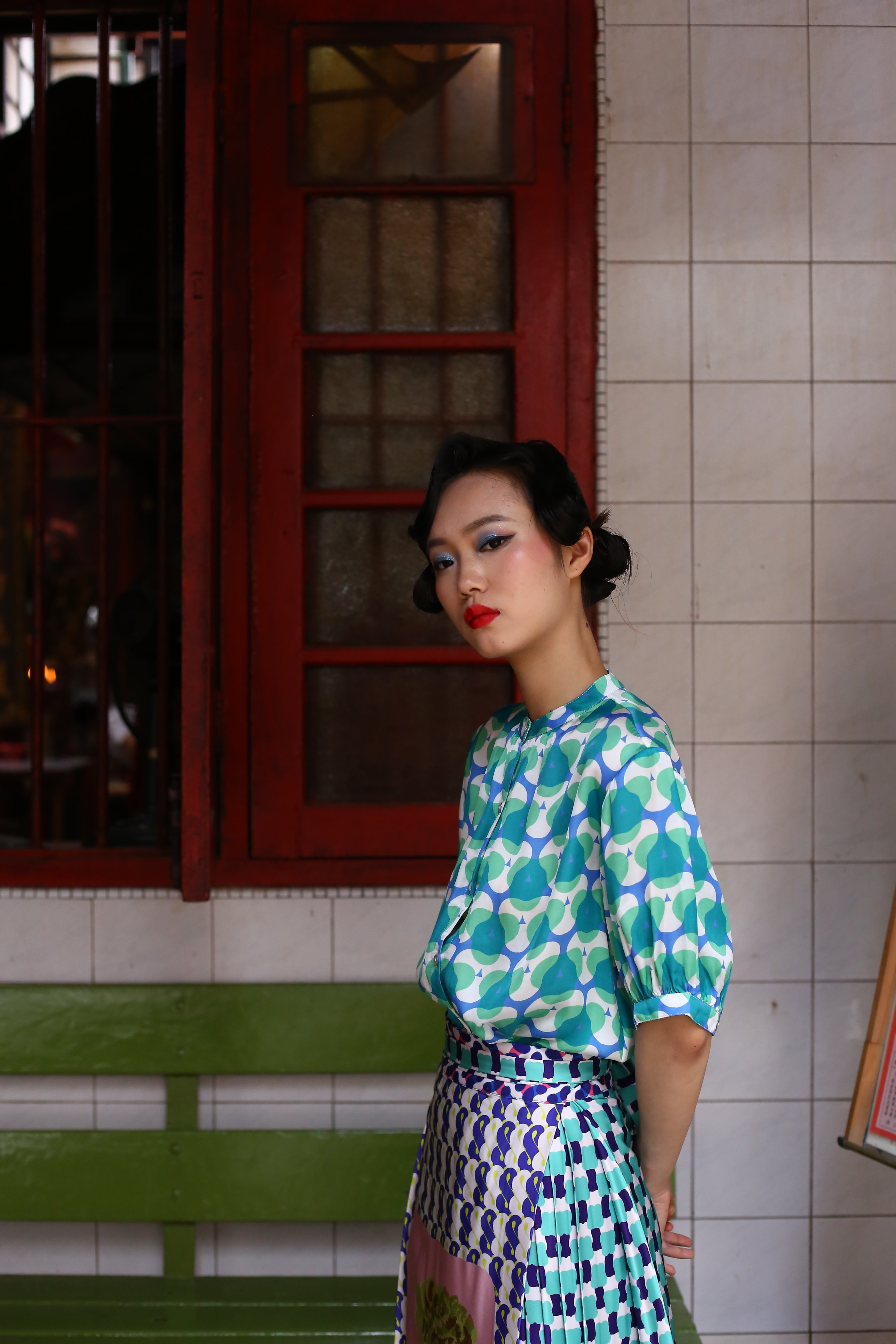 Daniela Top - Love On Top Green