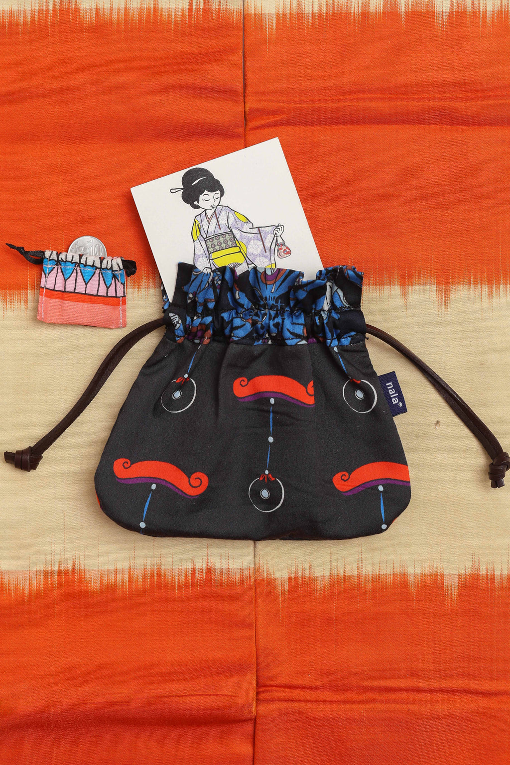 Kinchaku Pouch - Empress Black