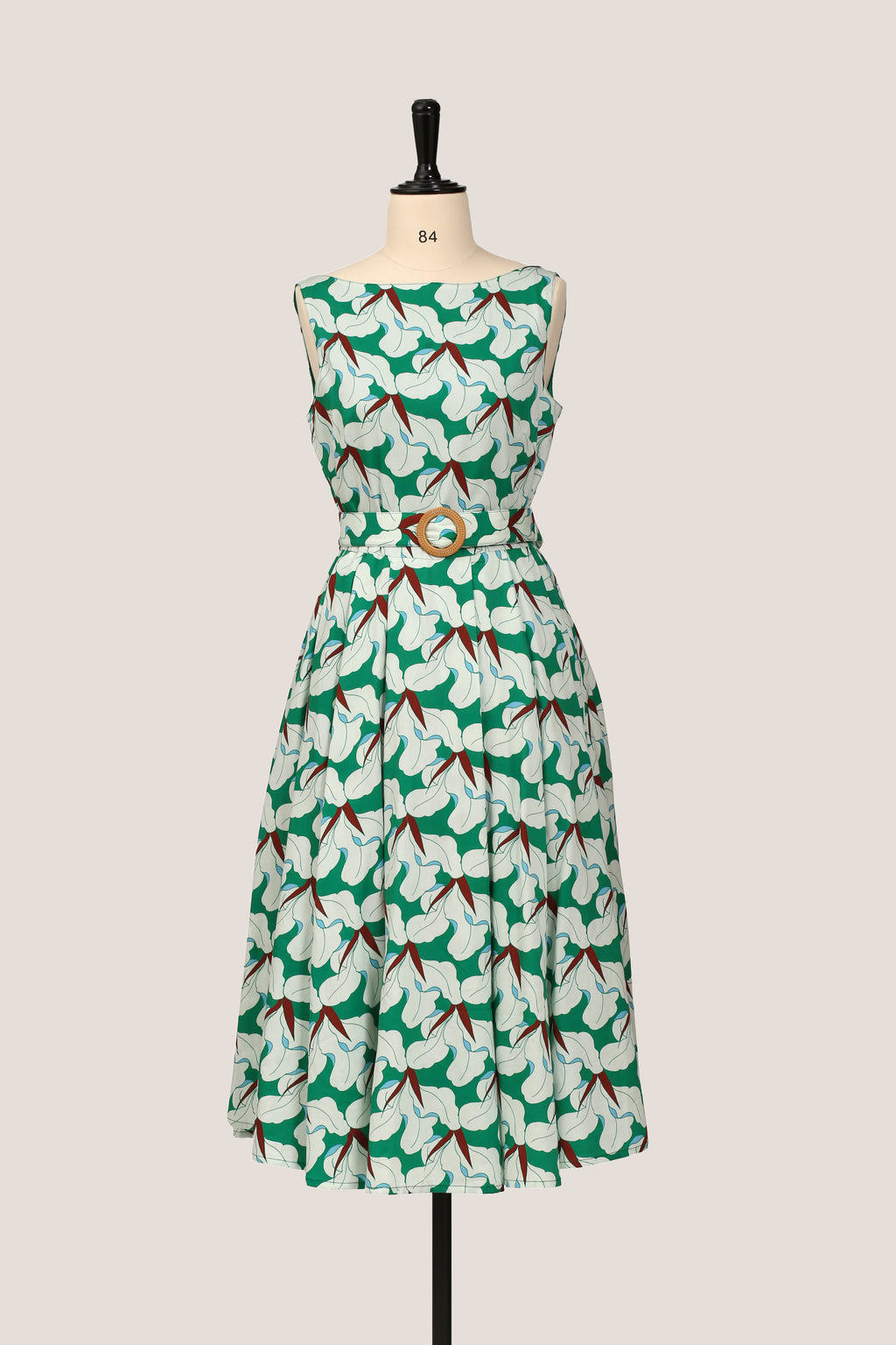Retro Dress - Canna Lily