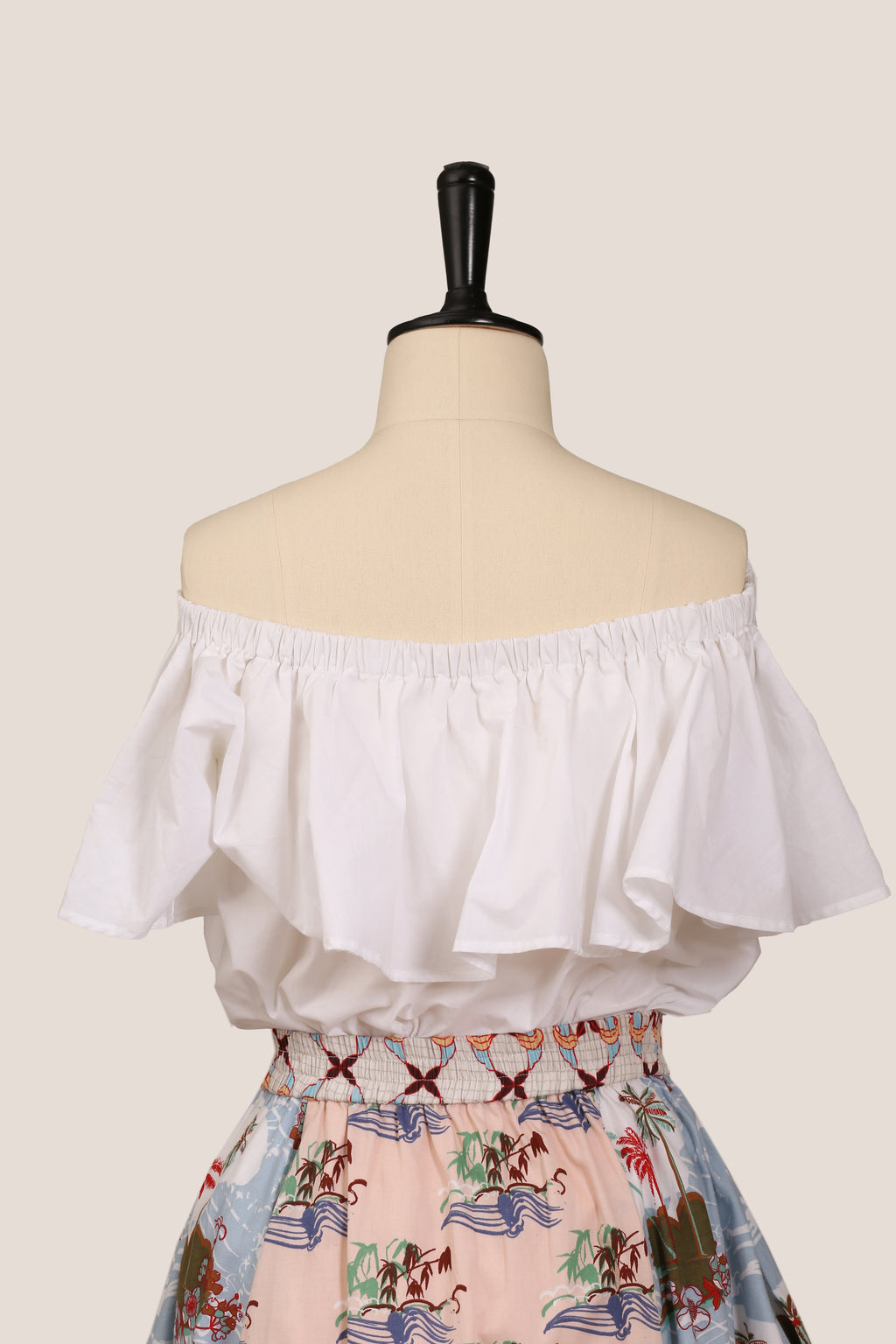 Half Moon Top - White