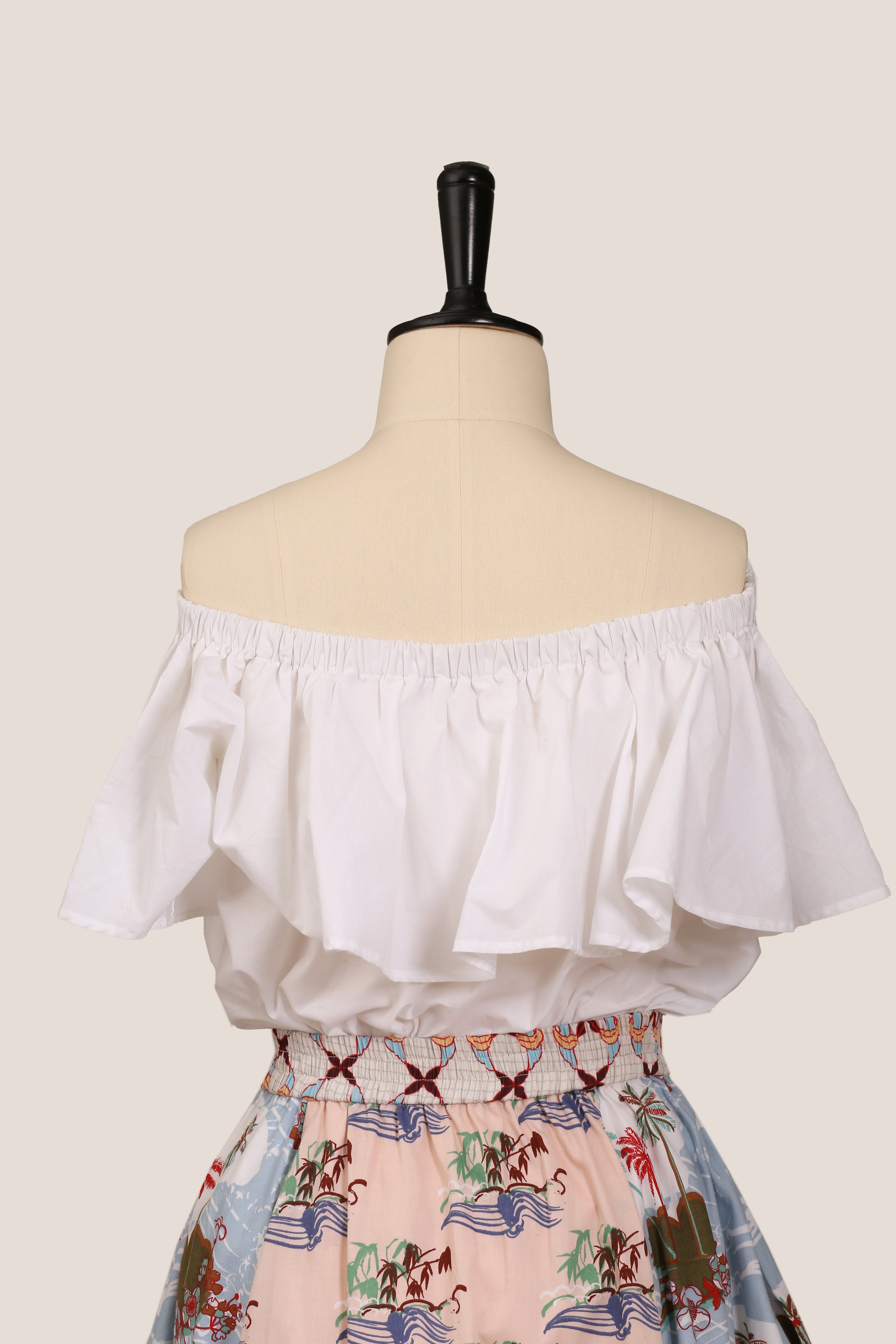 Half Moon Top - White