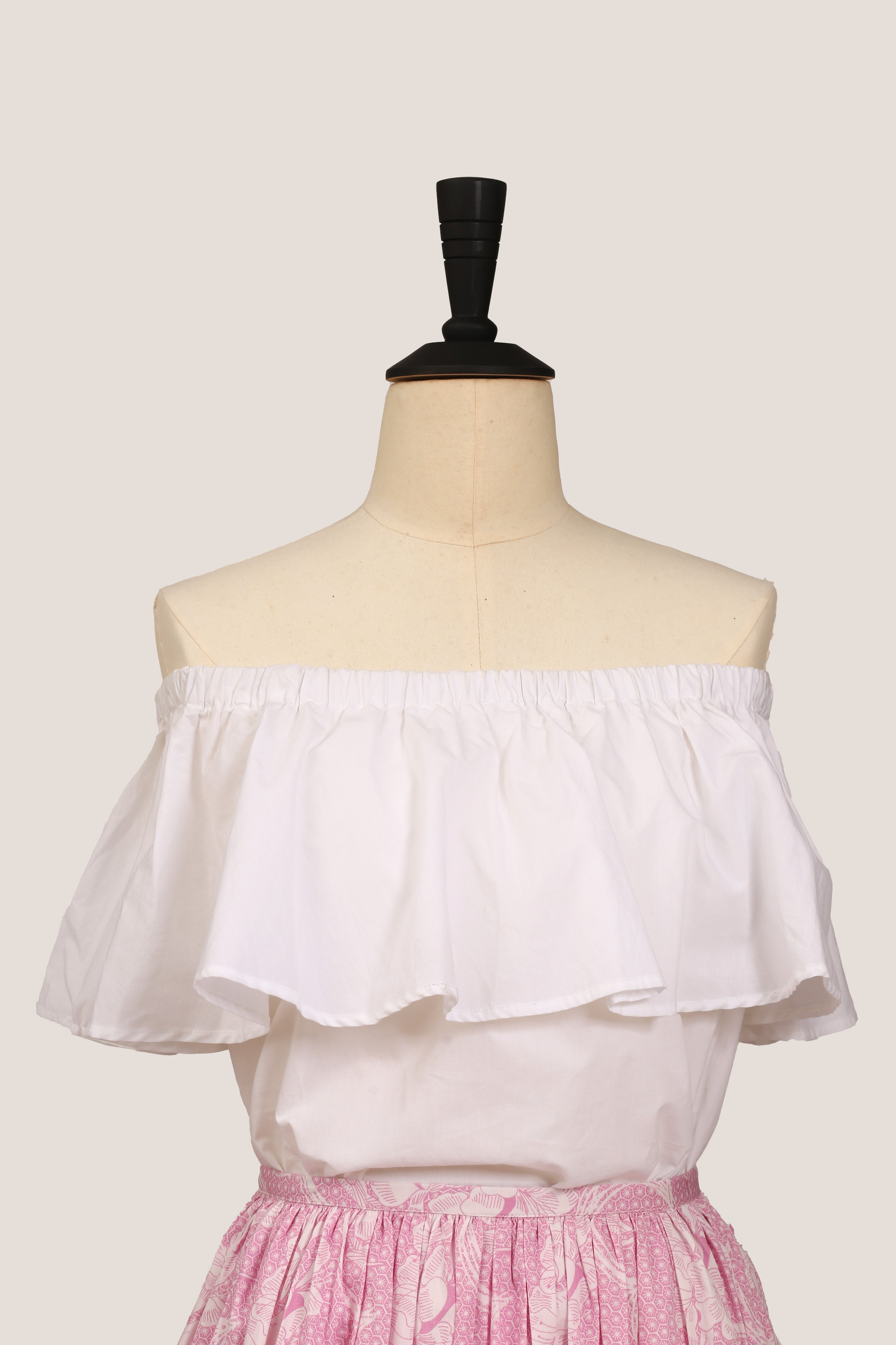 Half Moon Top - White