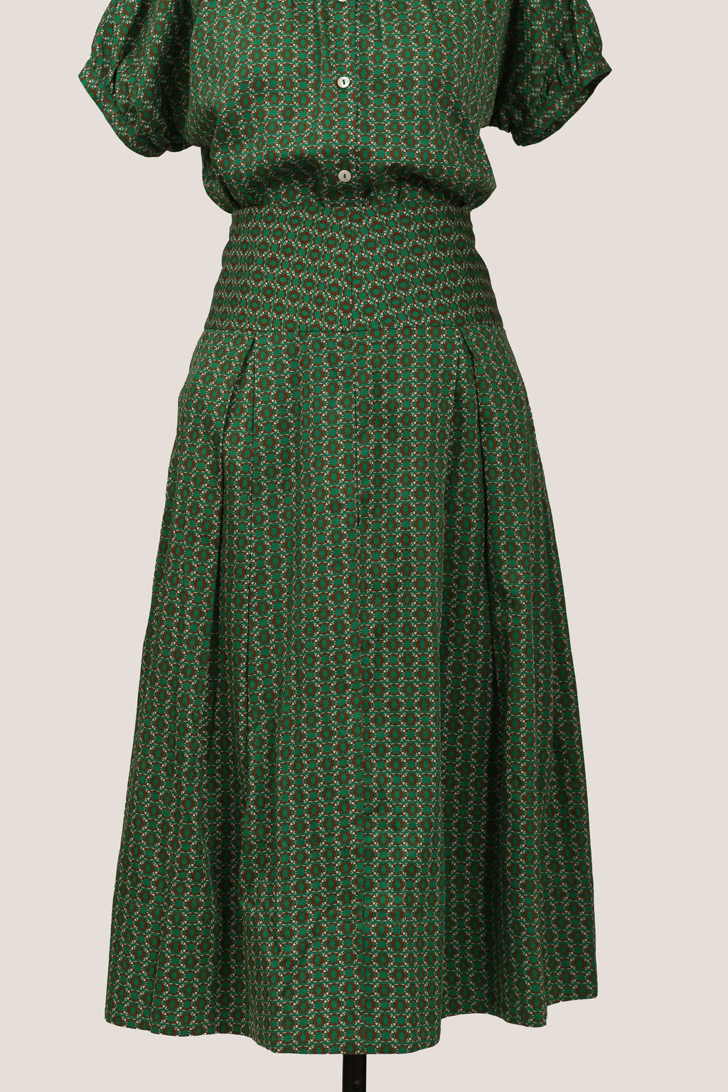 Midi Skirt - Orchid Green