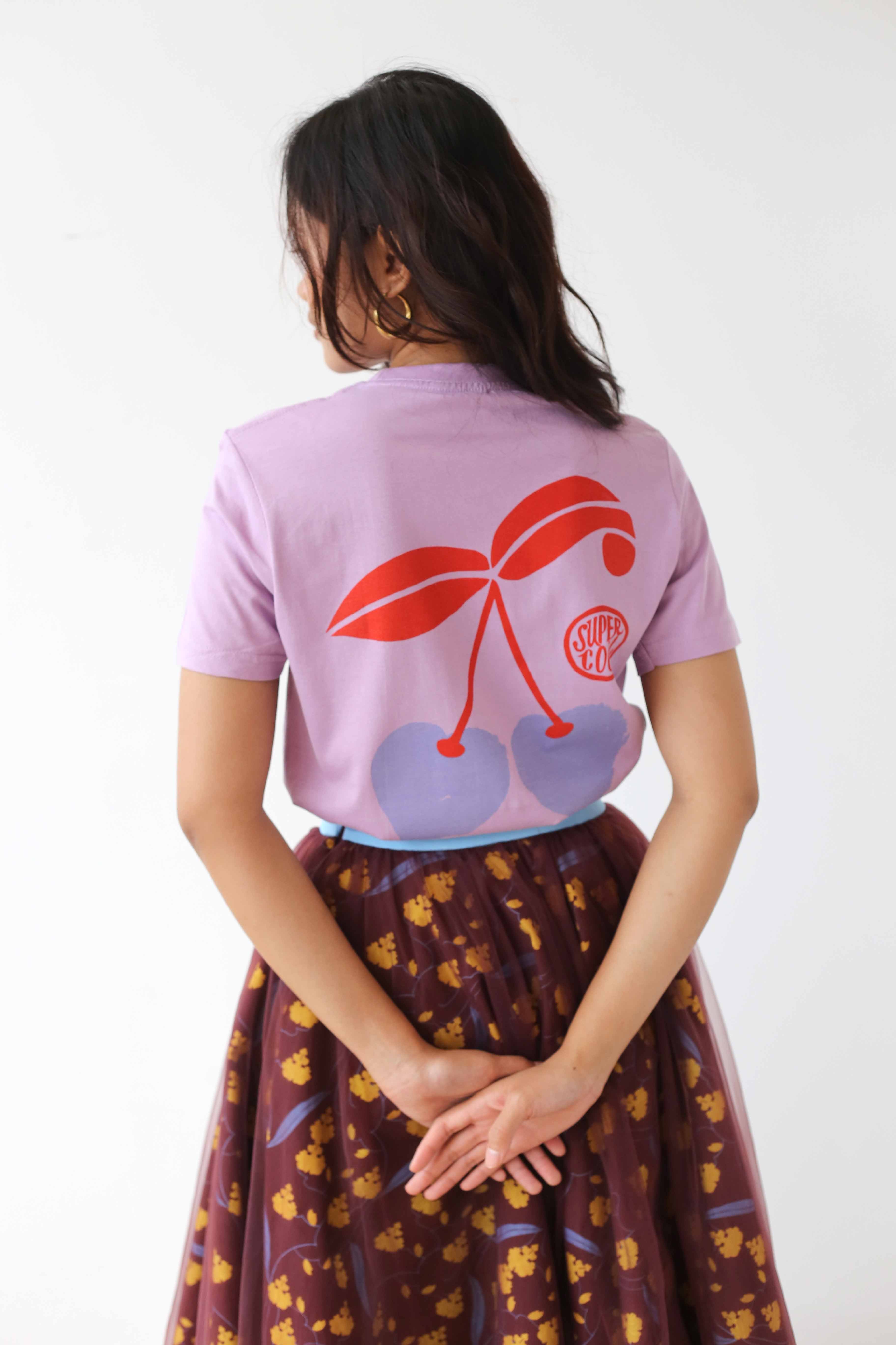 T-shirt Cherry Lilac