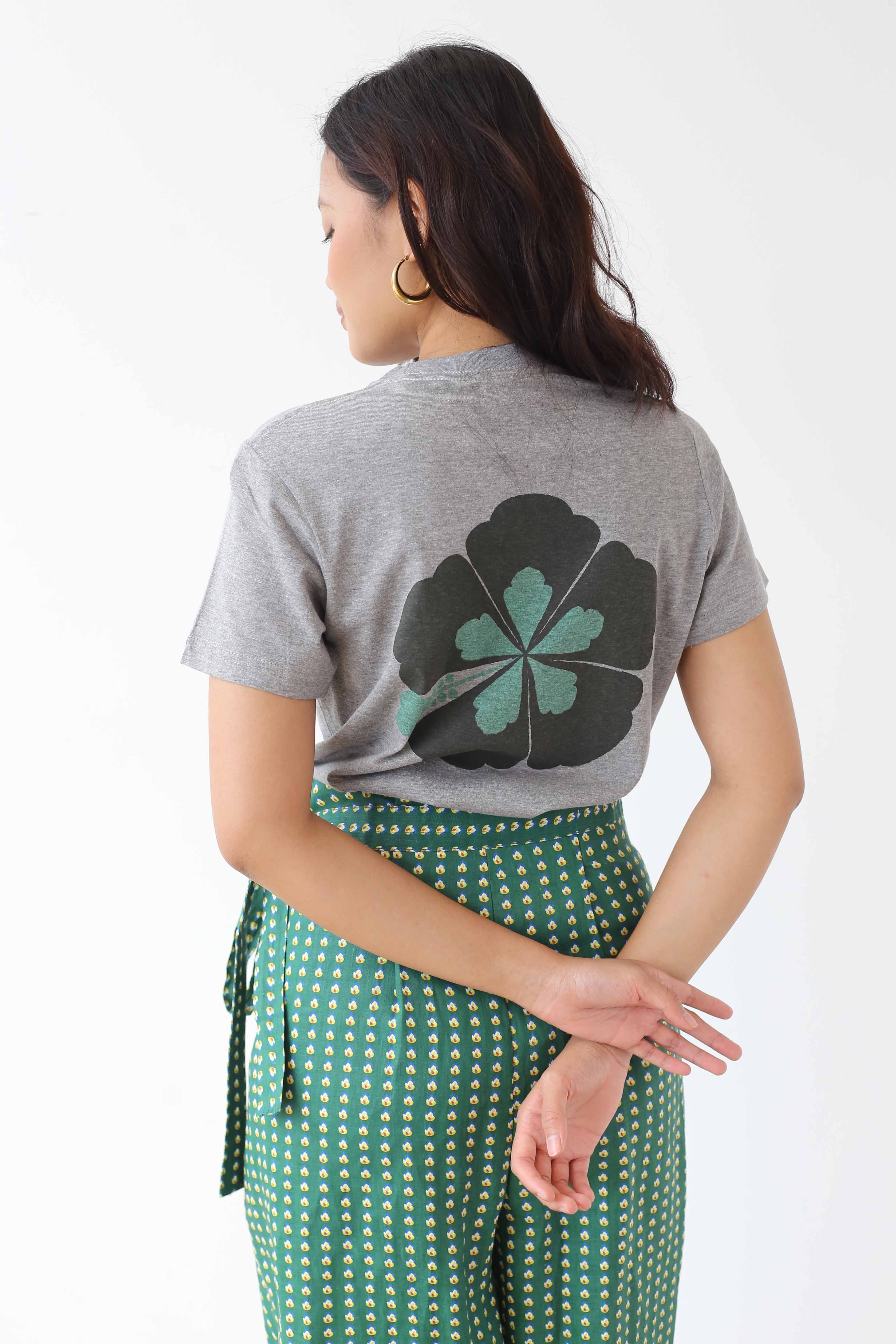 T-shirt Bunga Raya Grey