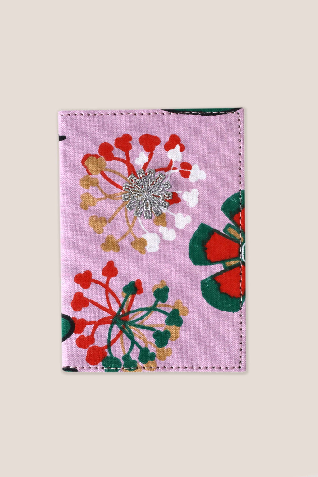 Nala Passport Holder - Bunga Raya Pink