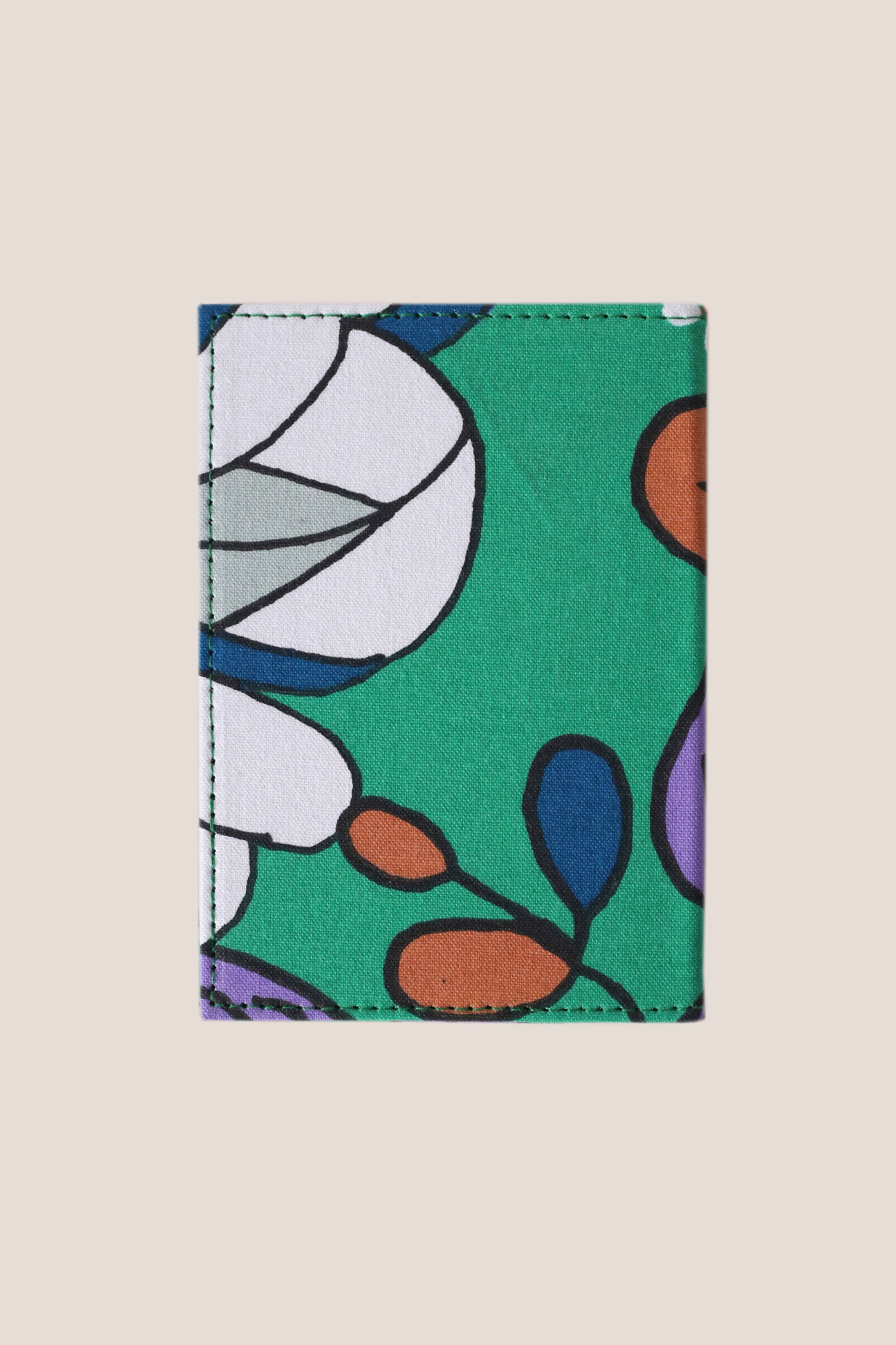 Nala Passport Holder - Bunga Raya Green