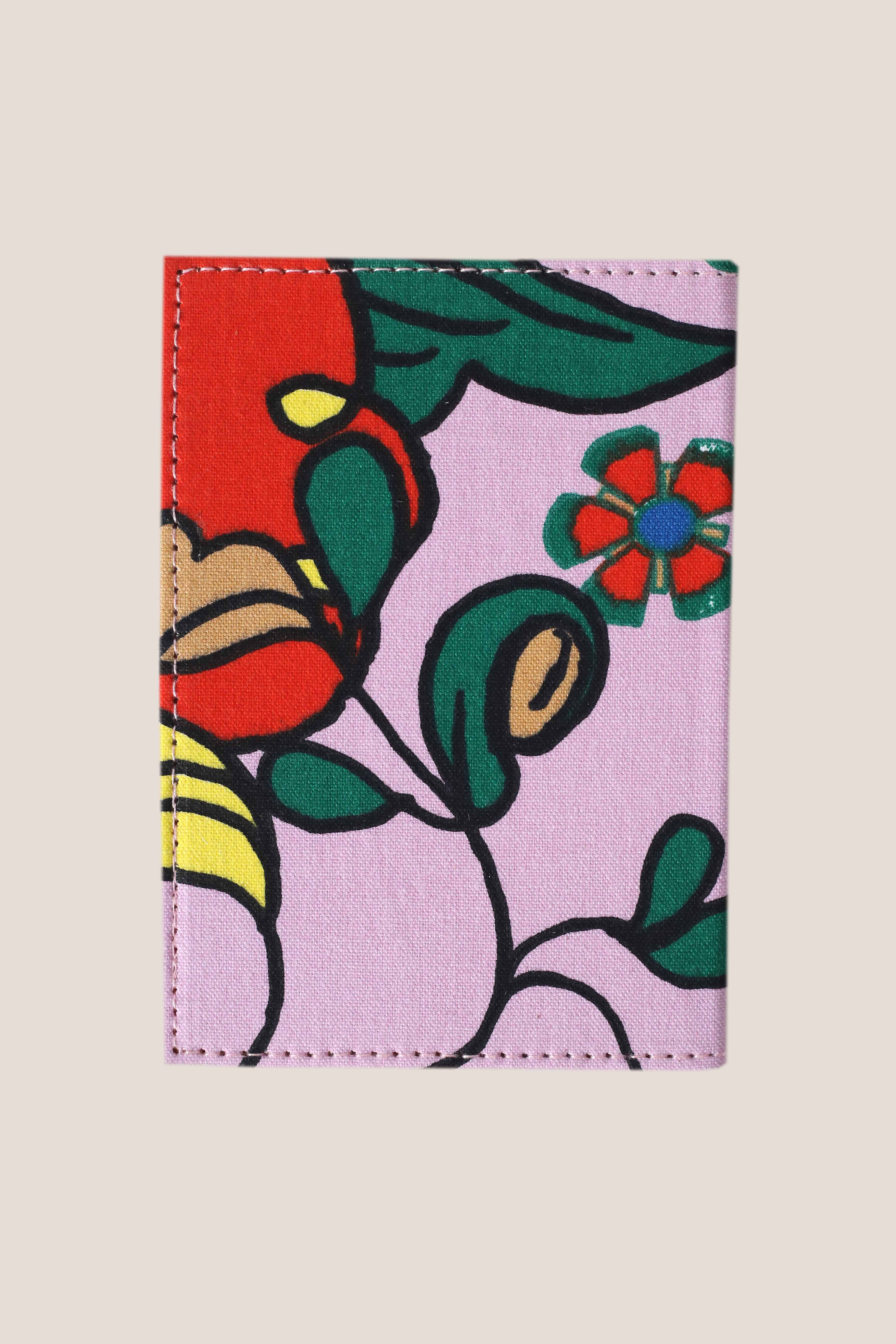 Nala Passport Holder - Bunga Raya Pink