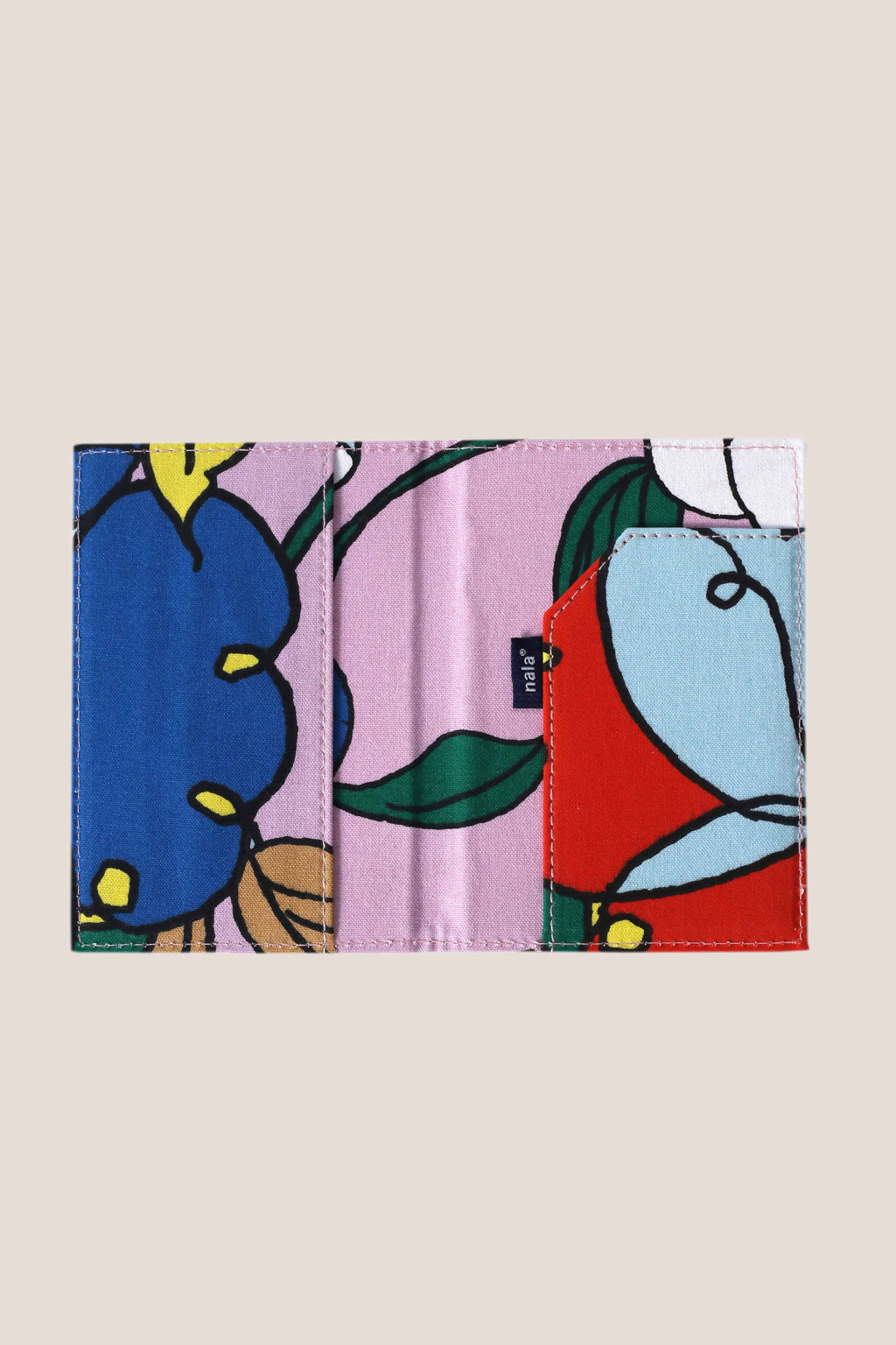 Nala Passport Holder - Bunga Raya Pink