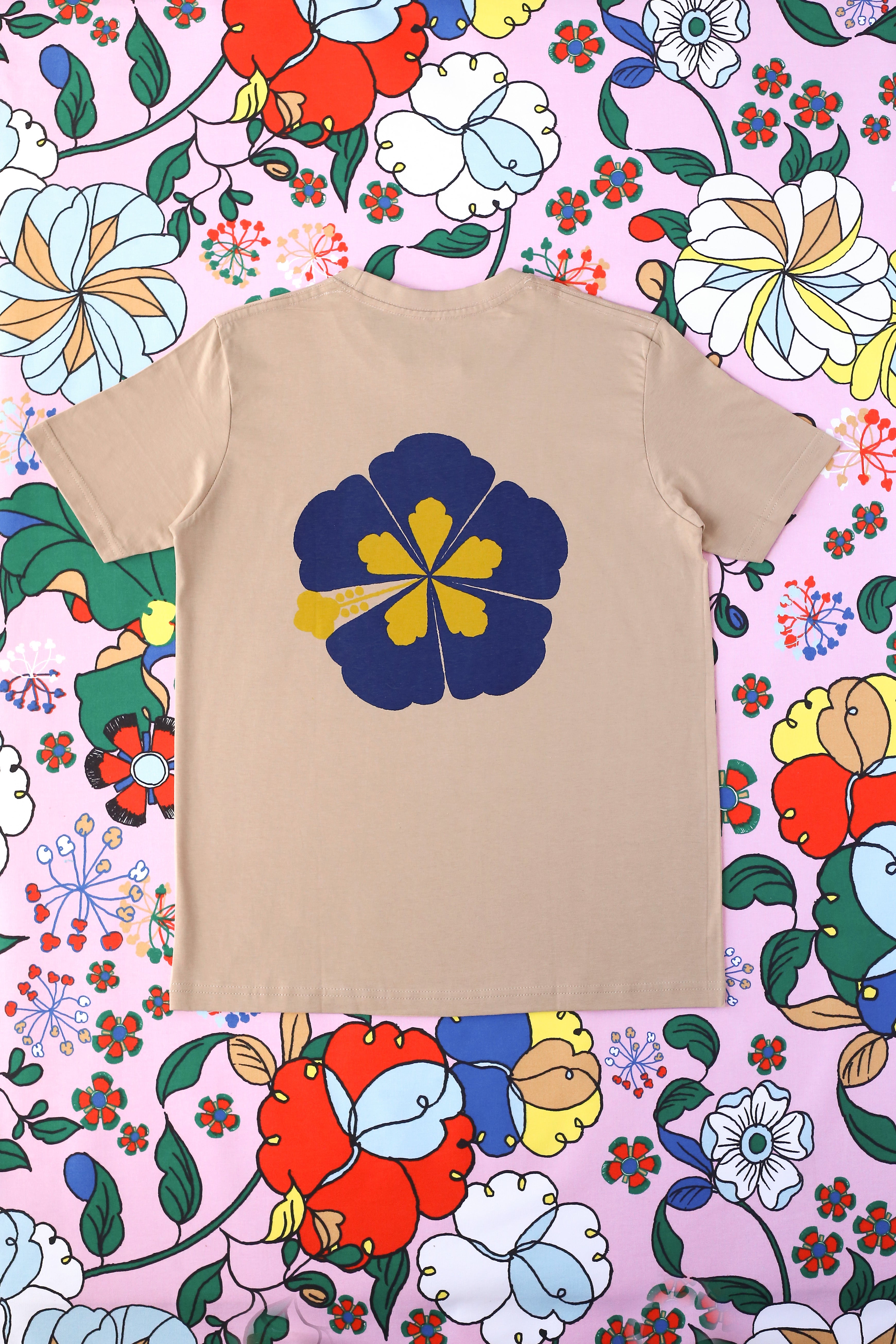 T-shirt Bunga Raya Beige