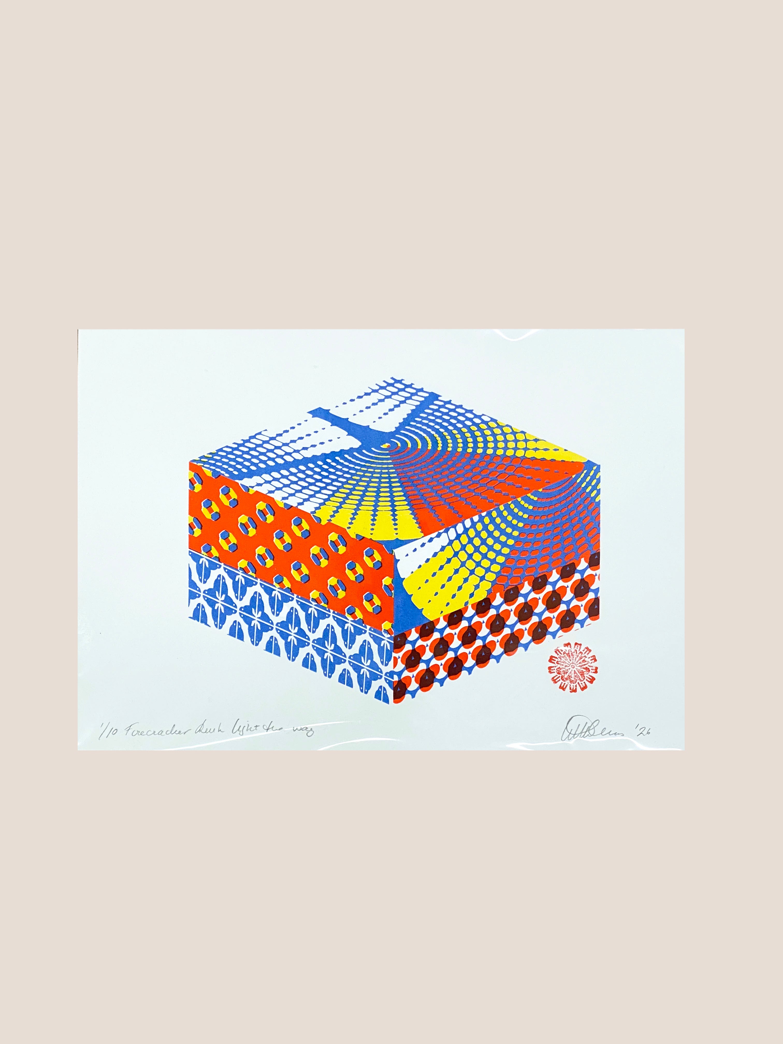 Firecracker Kuih Light The Way - Art Print A3