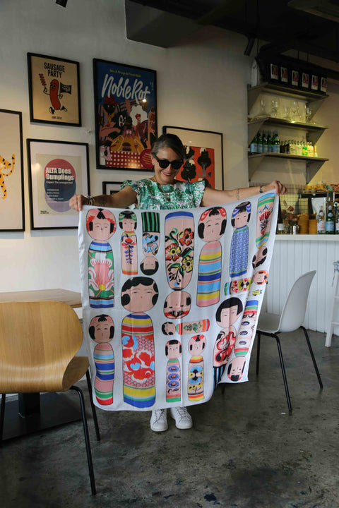 Kokeshi Doll Scarf