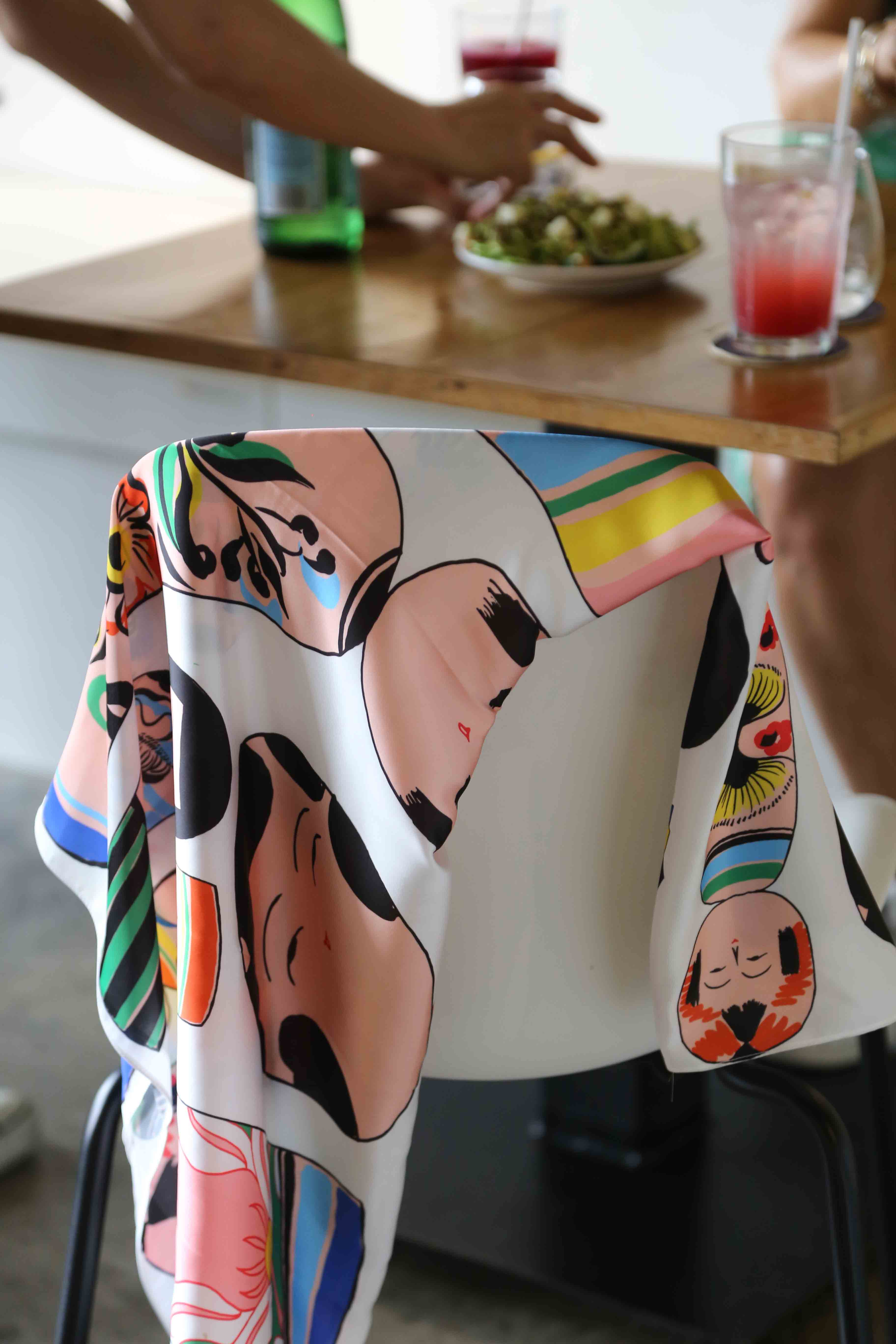 Kokeshi Doll Scarf