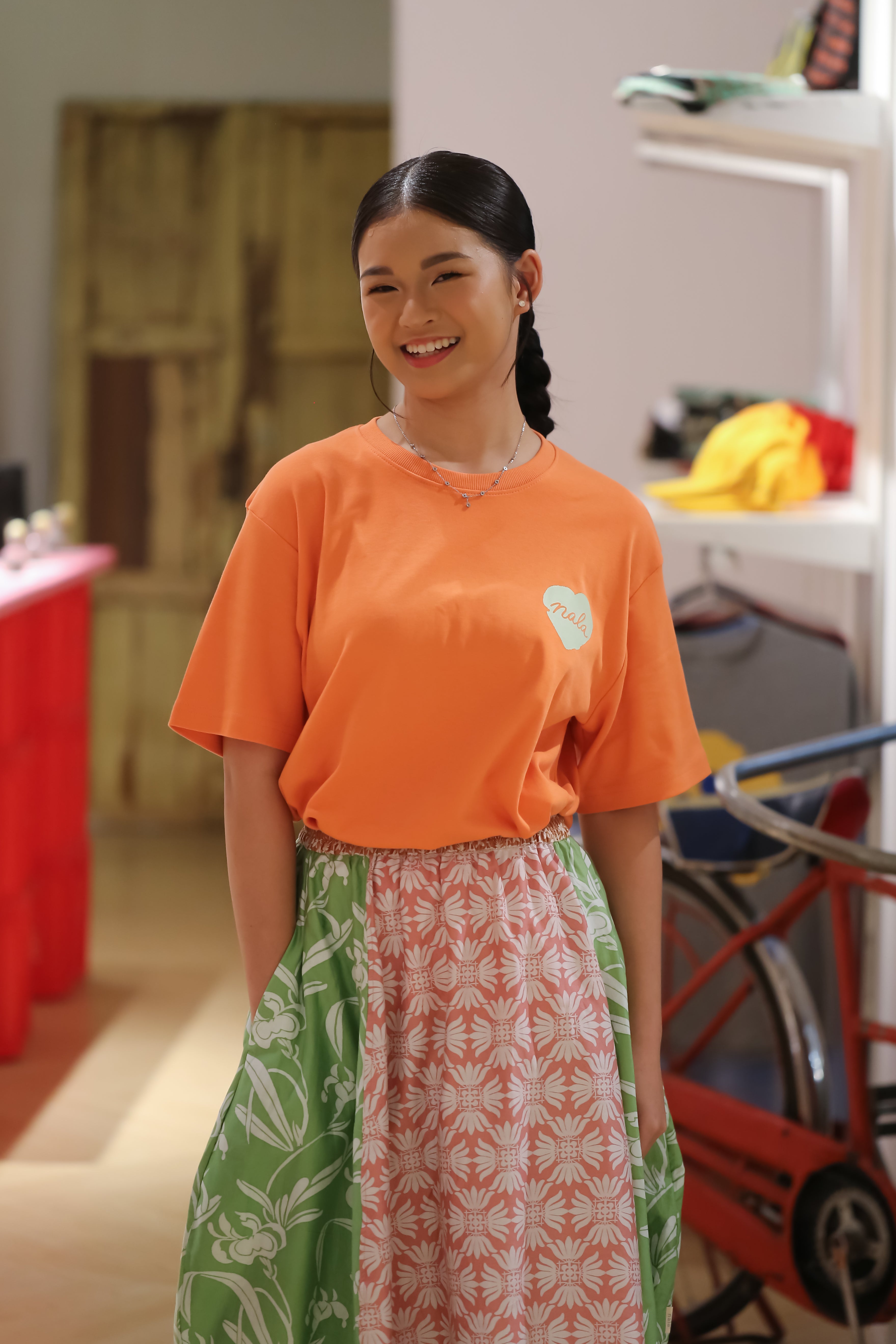 T-Shirt Gingko Porcelain