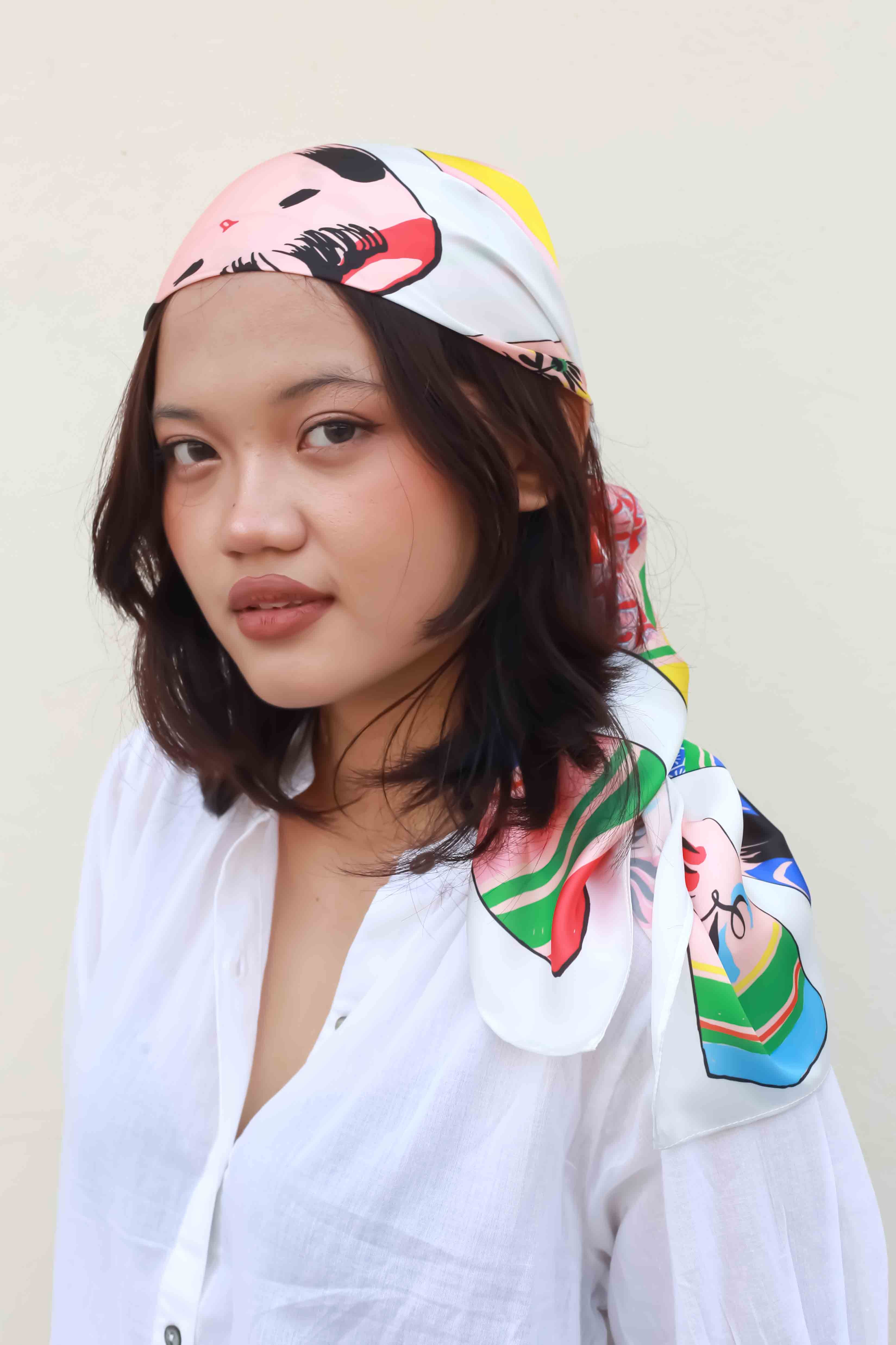 Kokeshi Doll Scarf