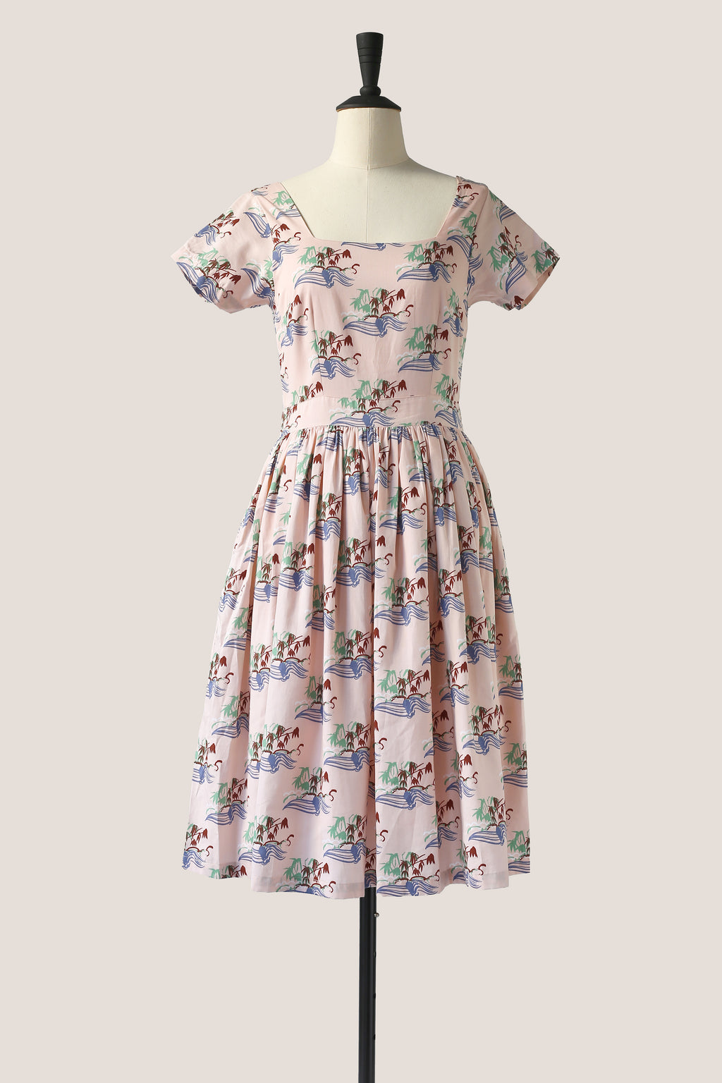 Aloha Dress - Bamboo Sticks