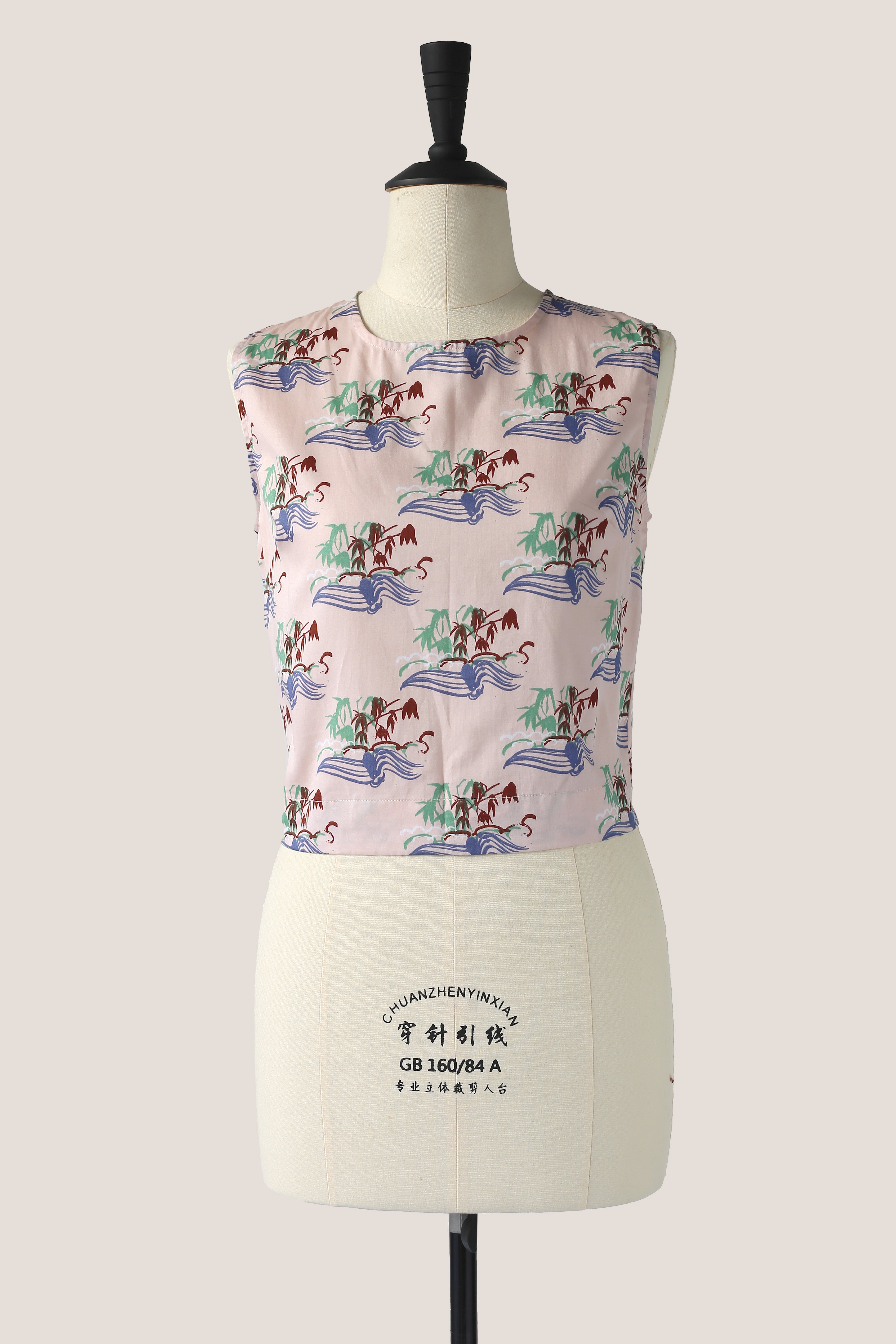 Crop Top - Bamboo Sticks