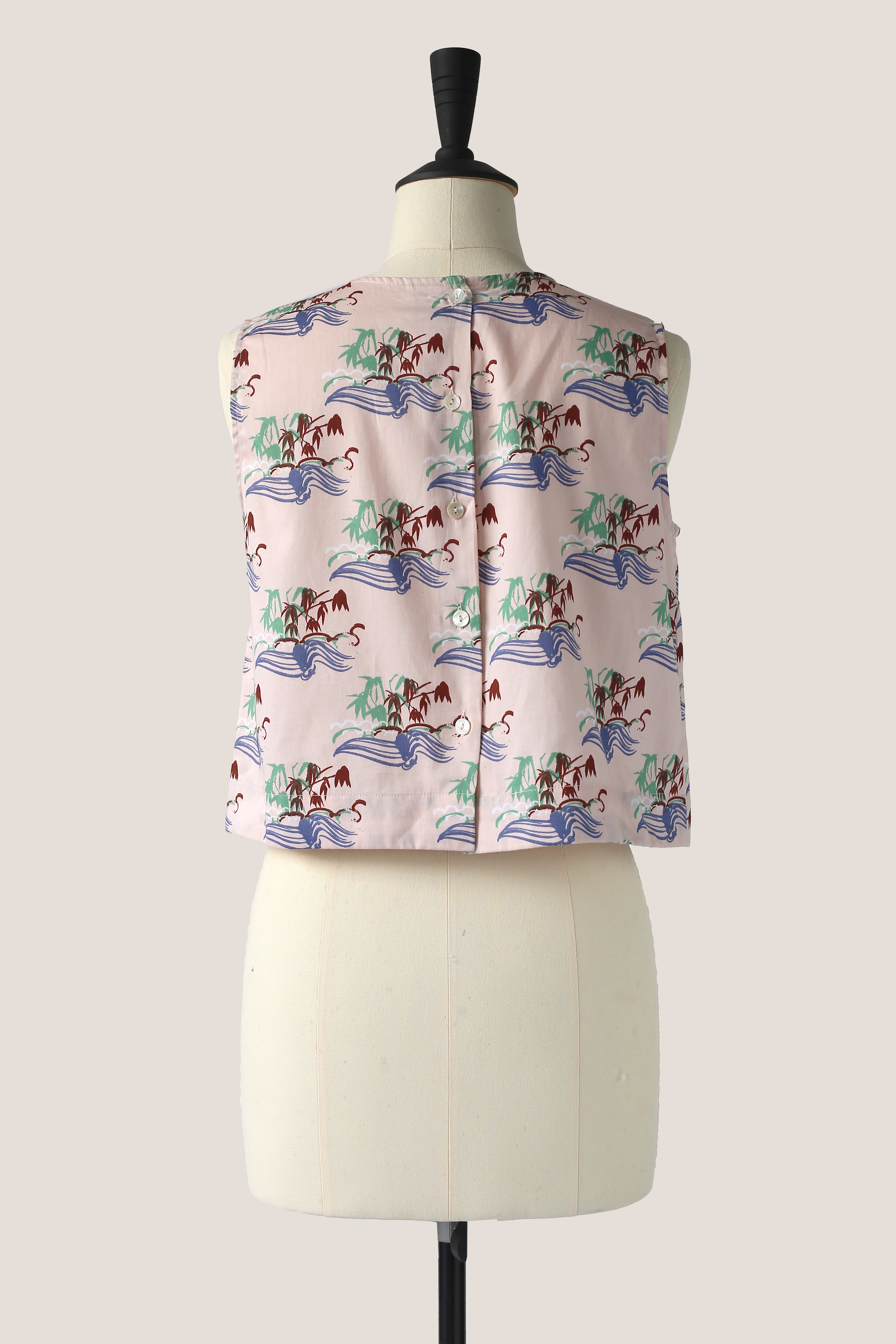 Crop Top - Bamboo Sticks