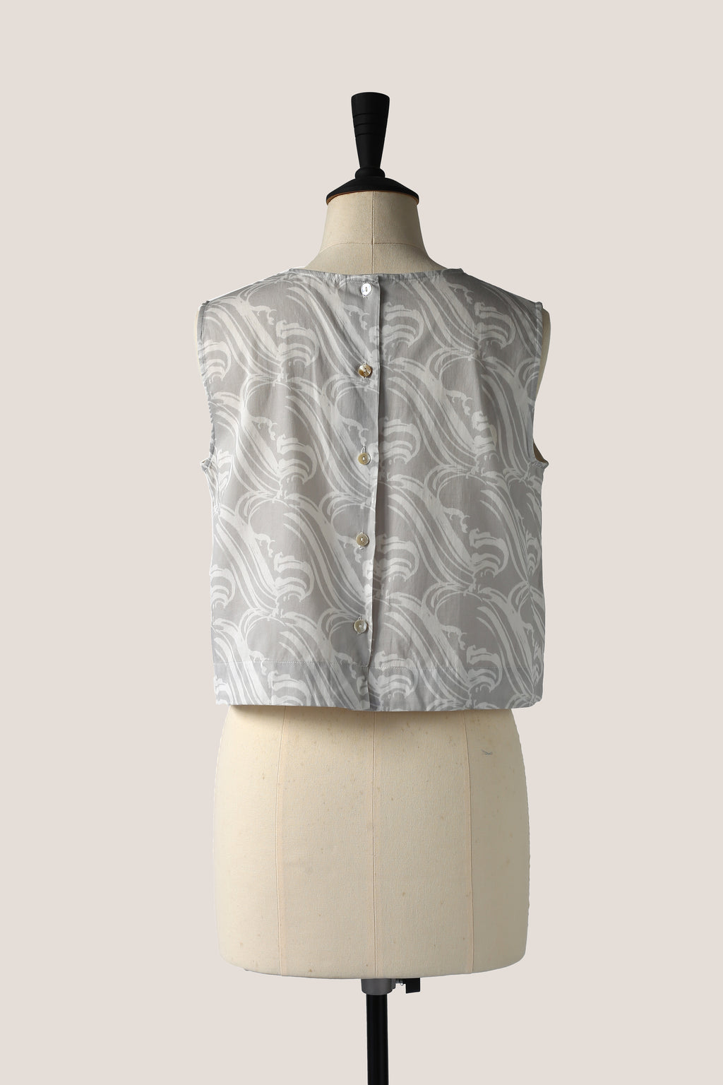 Crop Top - Waterfall Grey