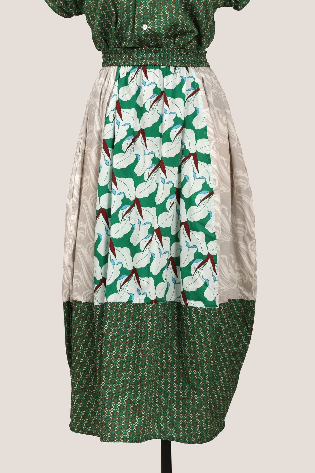 Balloon Skirt - Orchid Green
