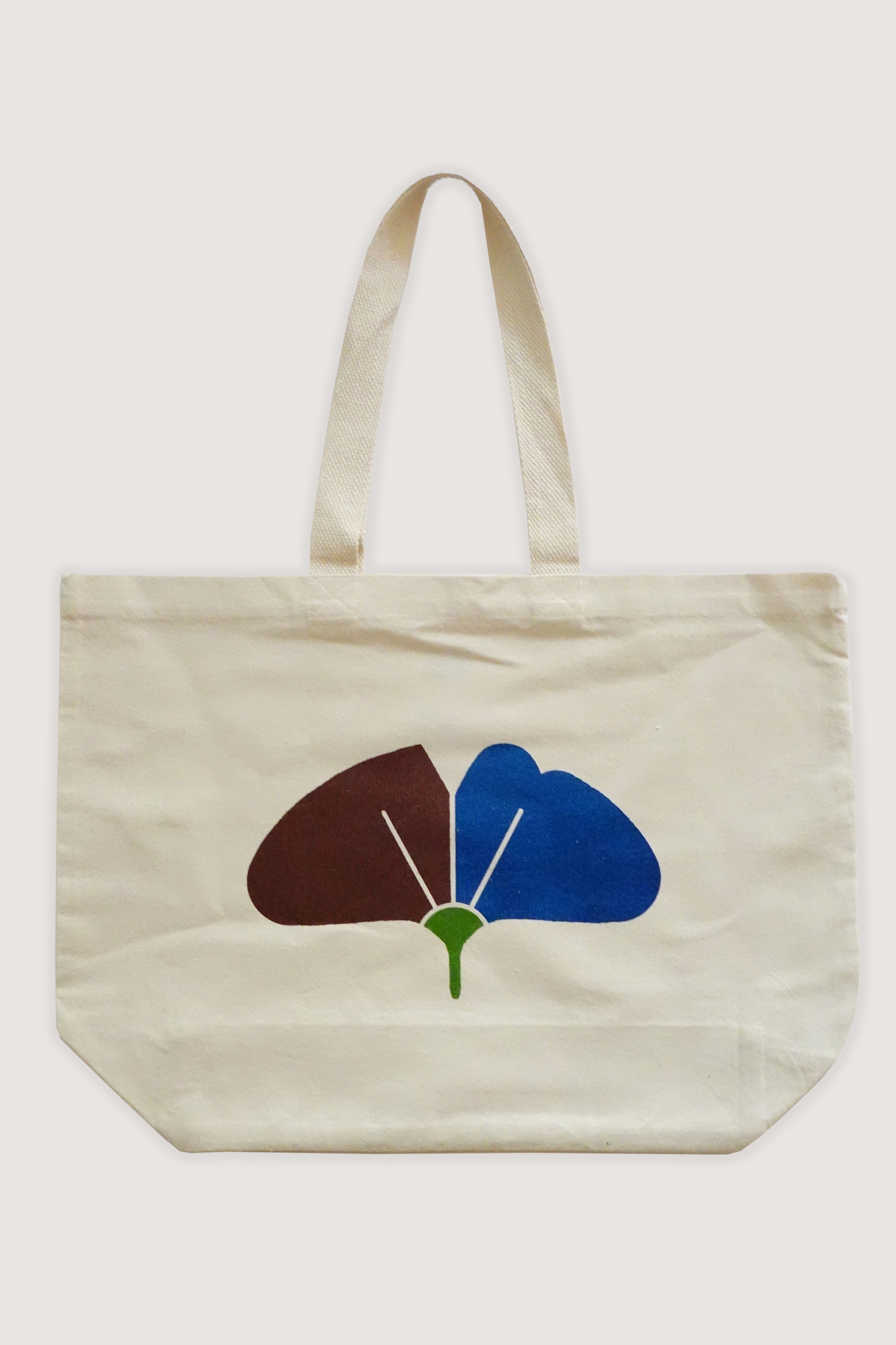 Tote Gingko Blue & Earth