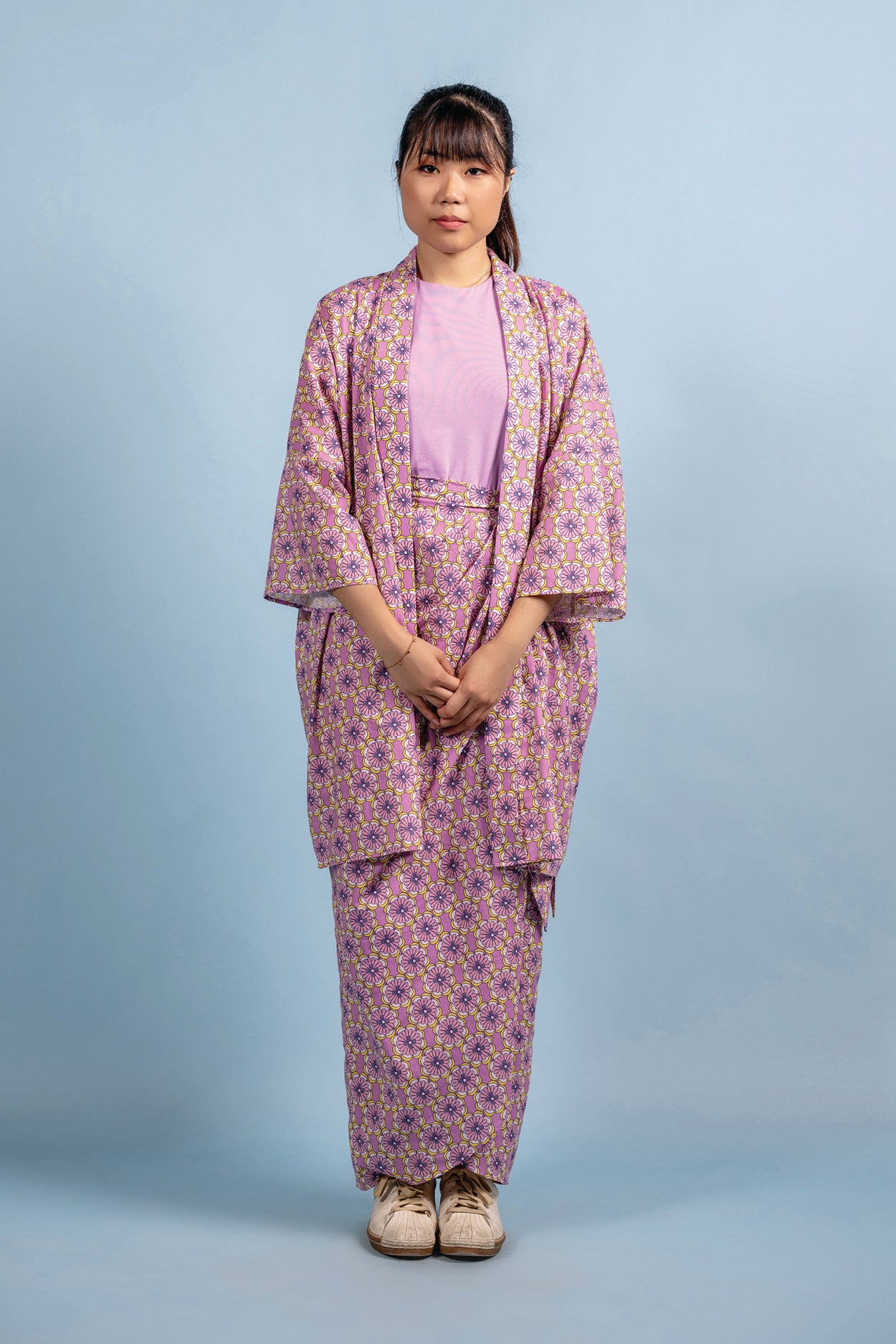 Kimono Kebaya - Paper Petals Lavender (Top only)