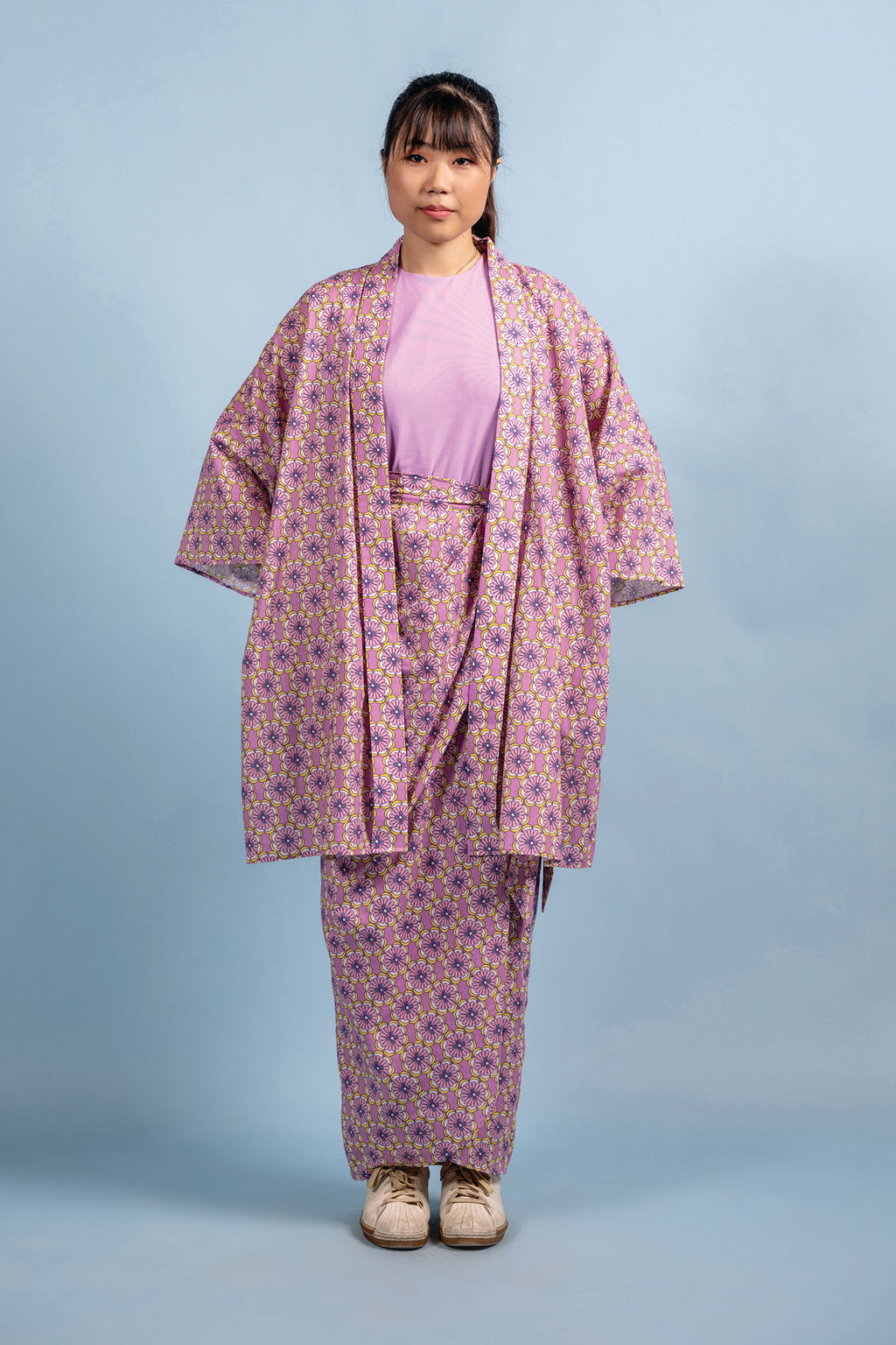 Kimono Kebaya - Paper Petals Lavender (Top only)