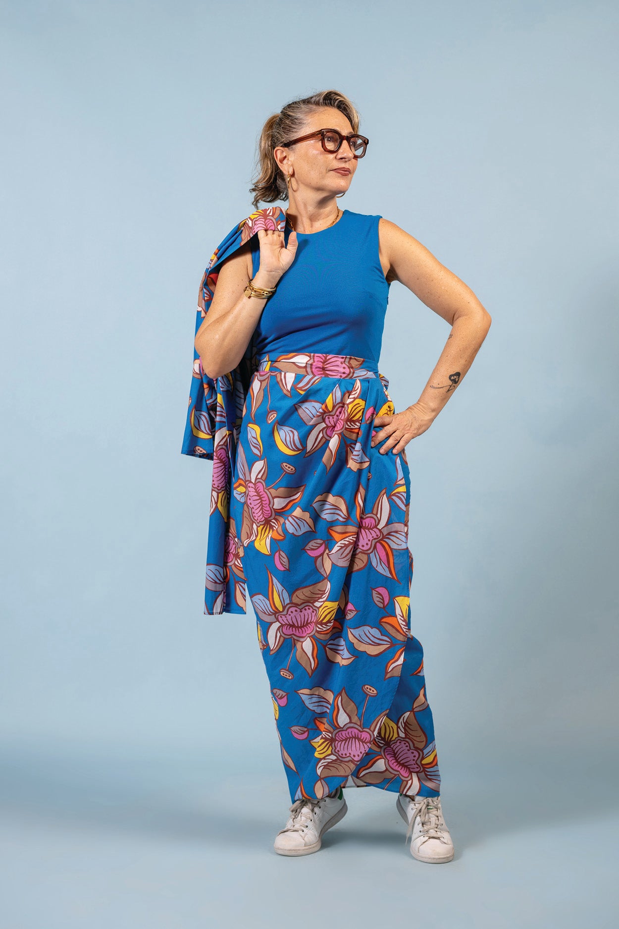 Kimono Kebaya - Oolong Blue (Top only)
