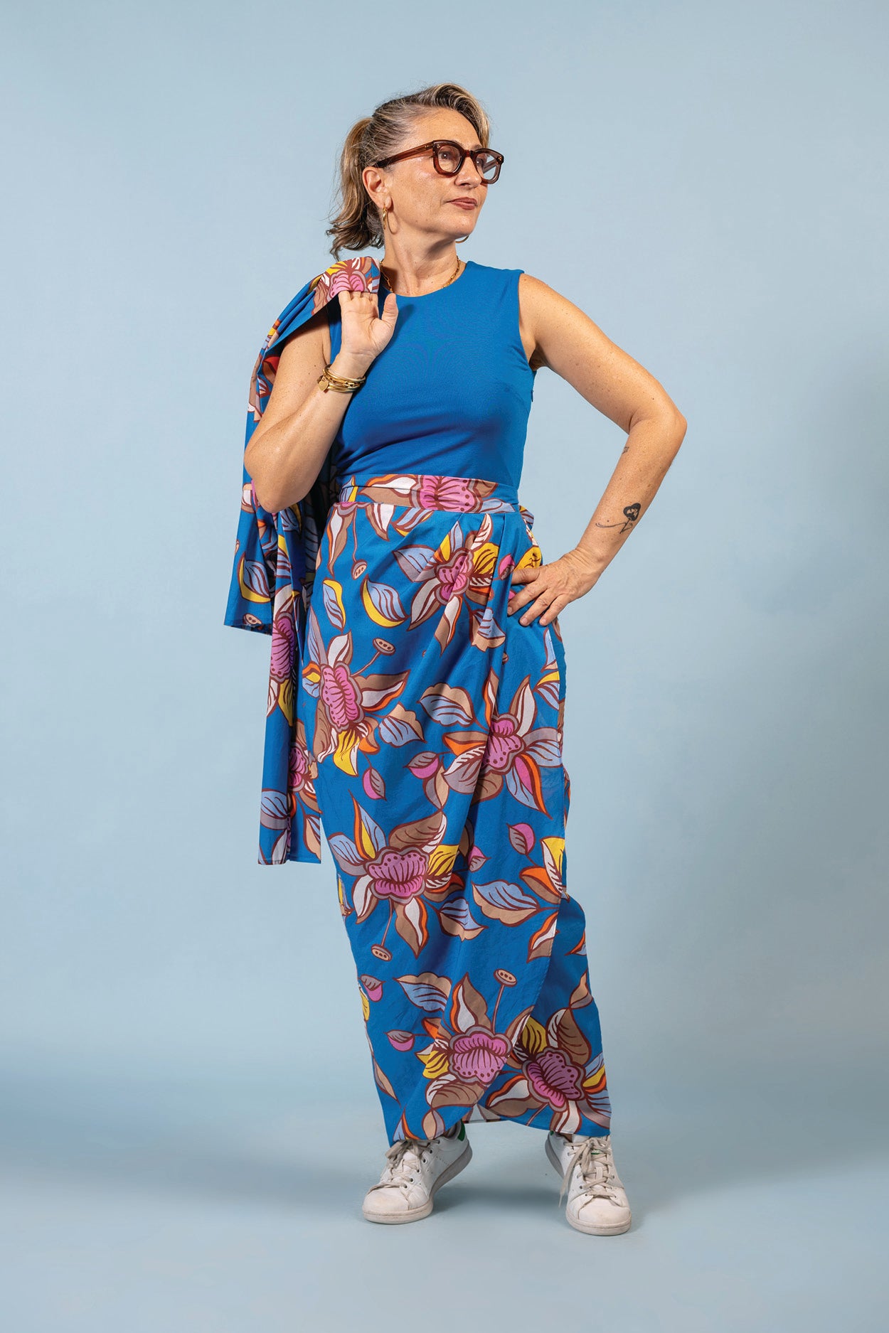 Kimono Kebaya - Oolong Blue (Top only)