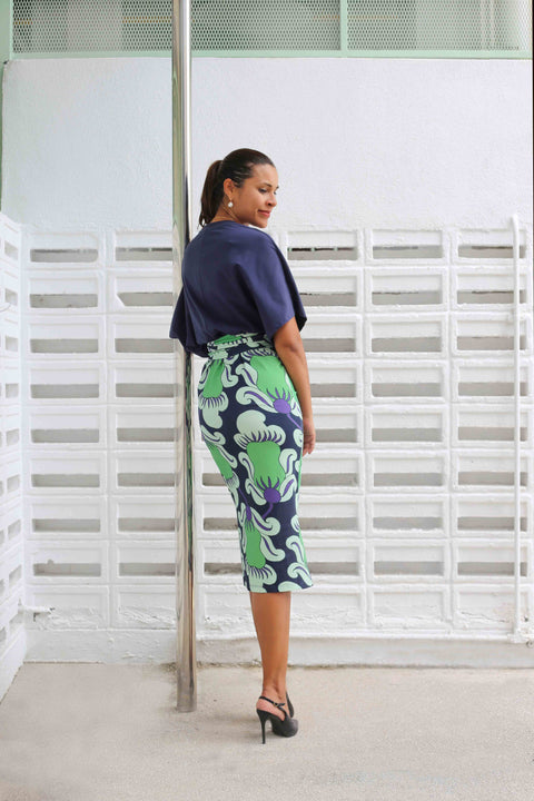 T-Shirt Dress - Breadfruit Midnight