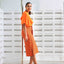 T-Shirt Dress - Crepe Ginger Orange