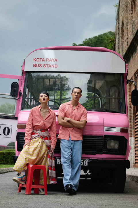 50's Skirt - Tapau Tile Lemons