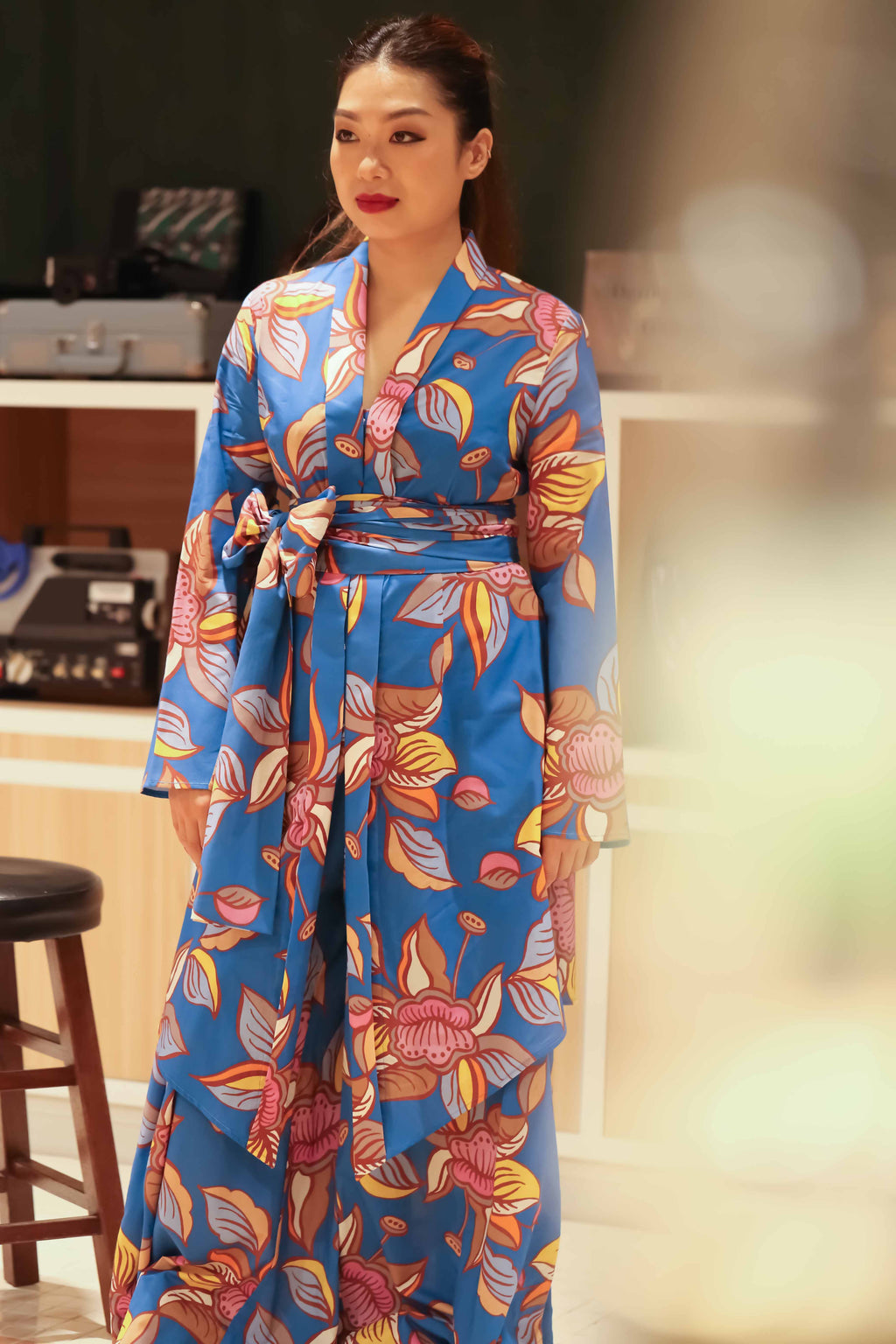Who’s Wearing The Kebarung - Oolong Blue  (Top only)