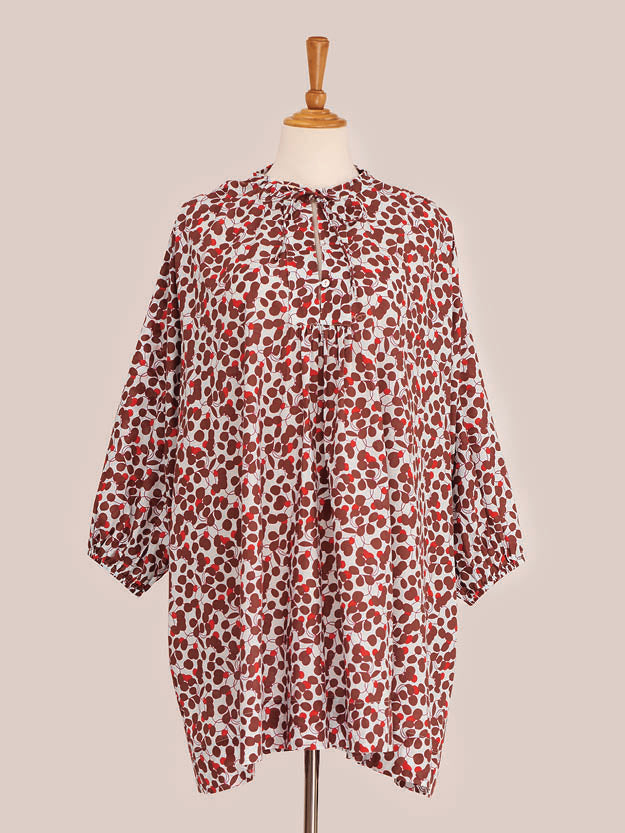 Daniella Tunic Long - Petals Bitter Sweet