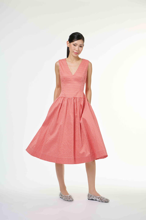 Show Time Dress - Sila Duduk Red