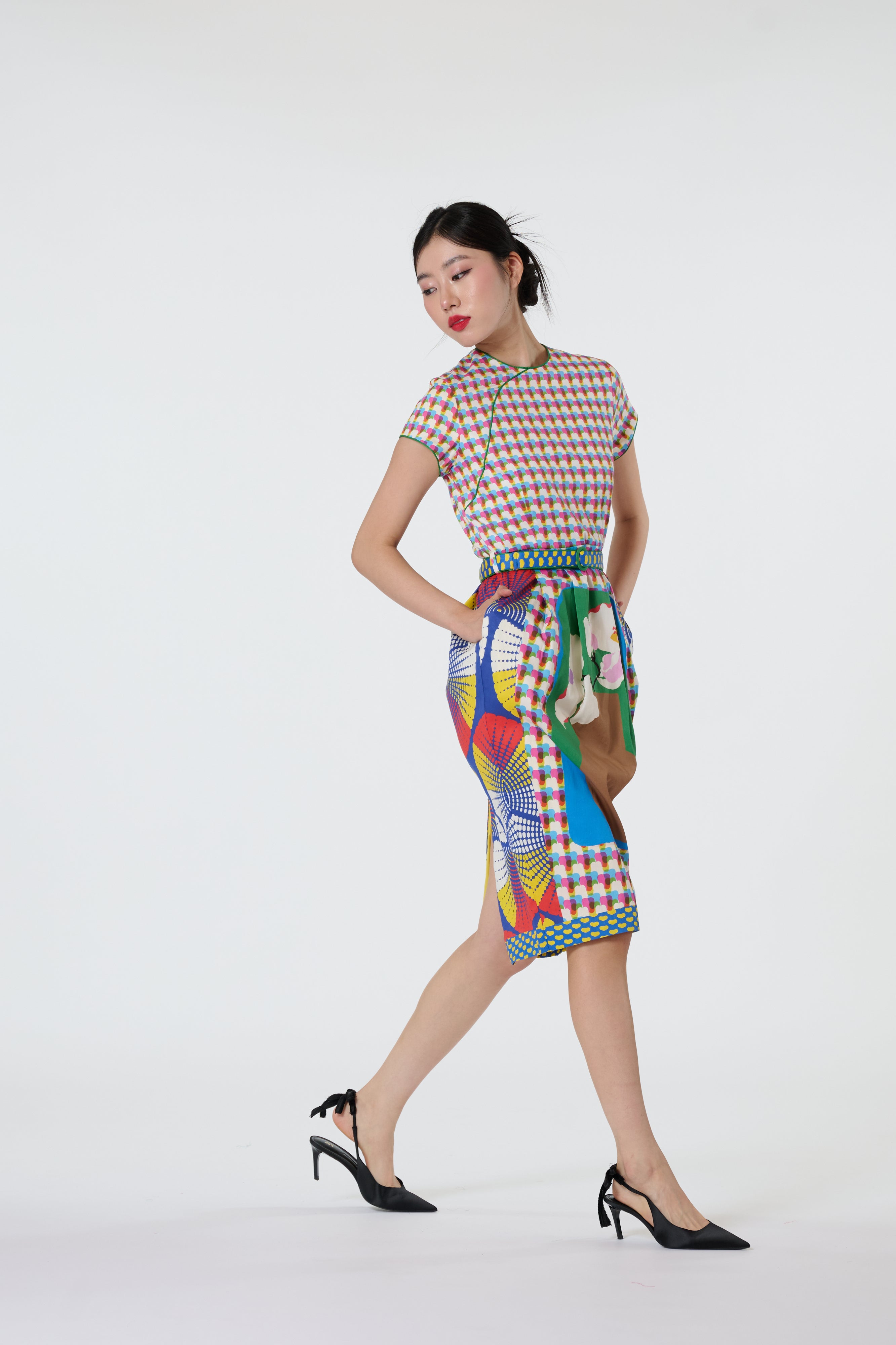 Tulip Cheongsam - White Love