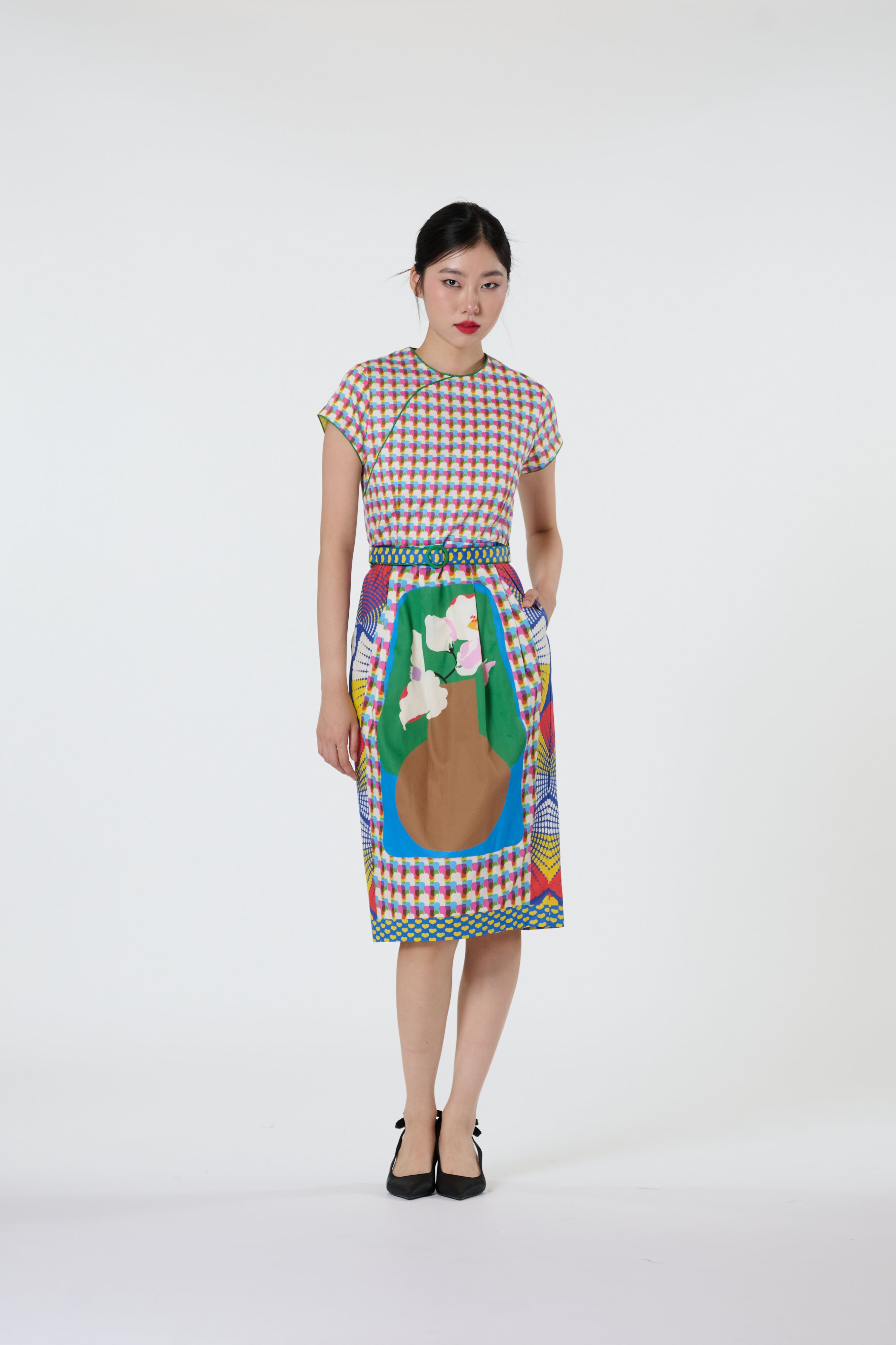 Tulip Cheongsam - White Love