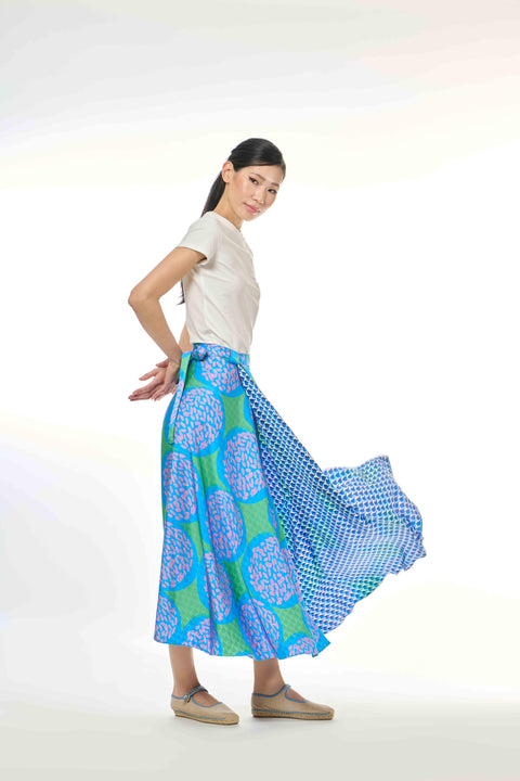 Wrap Skirt - Kuih Bom Grass Roots