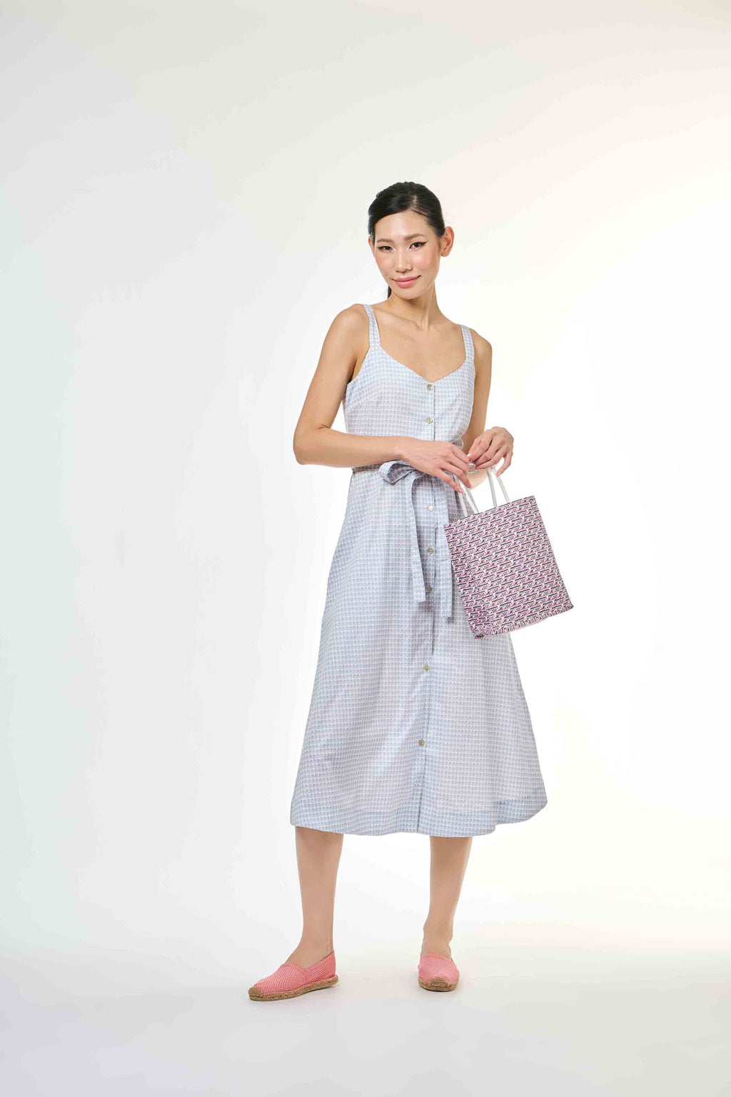 Classic Shirt Dress - Sila Duduk Red main image 0